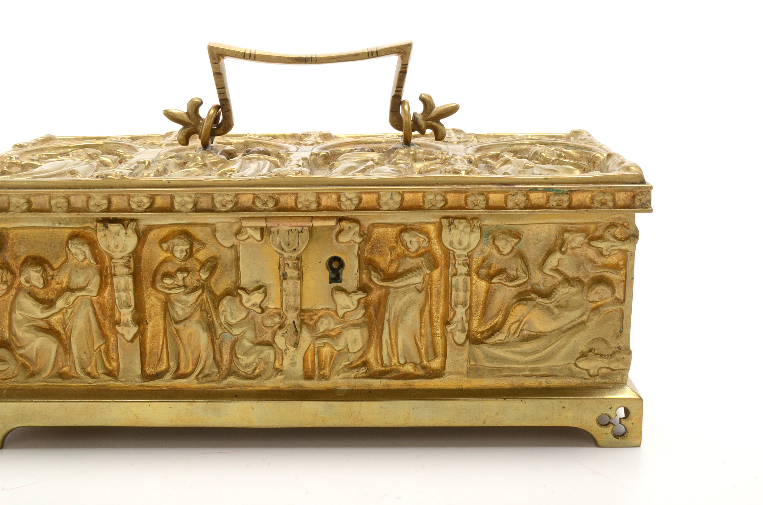 Vintage Brass Treasure Box