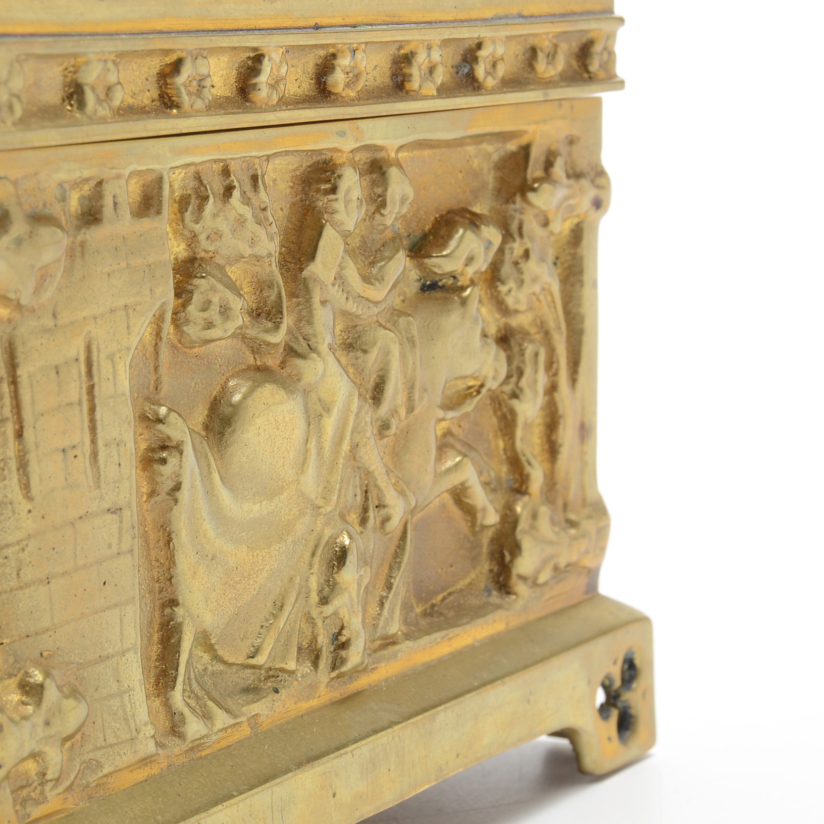 Vintage Brass Treasure Box