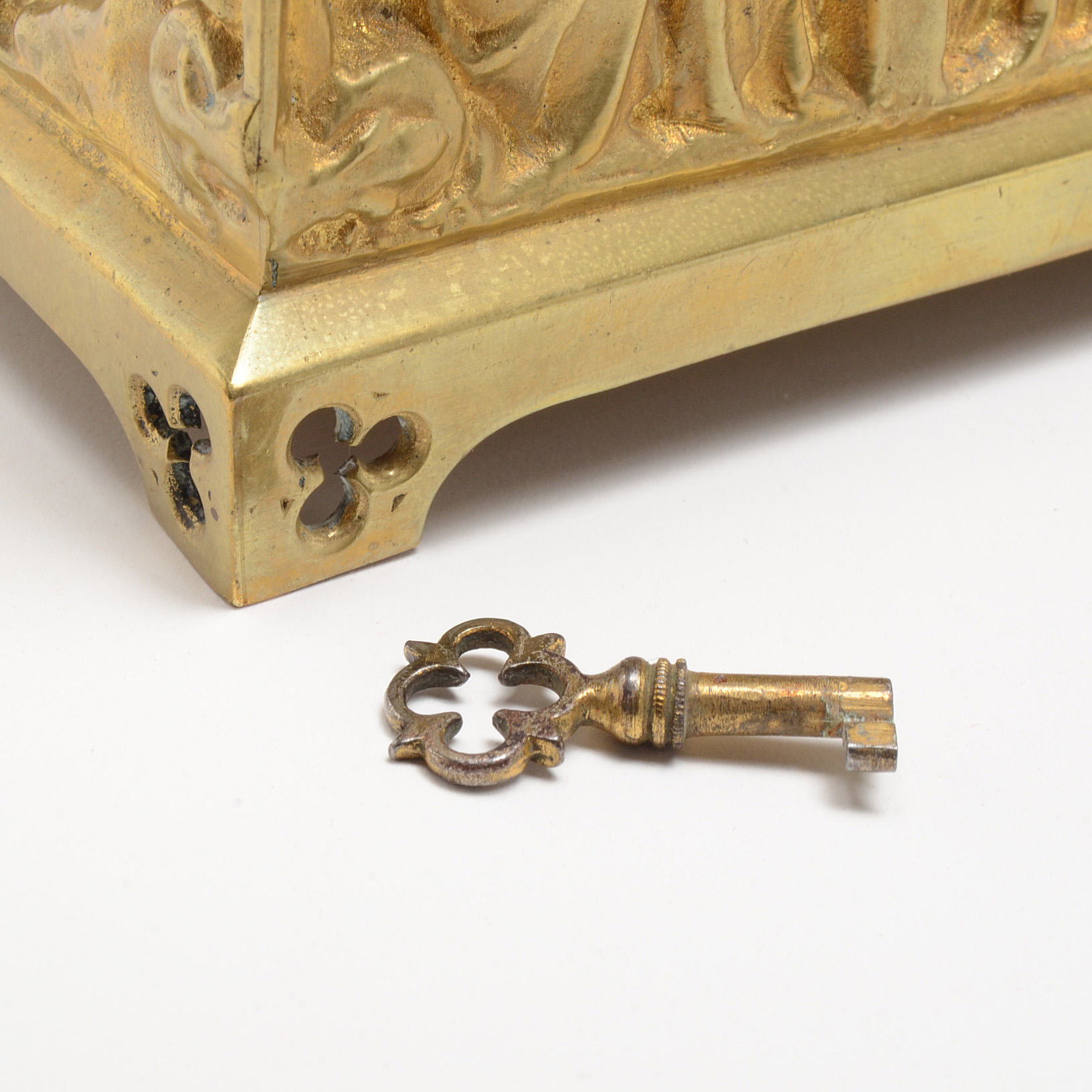 Vintage Brass Treasure Box