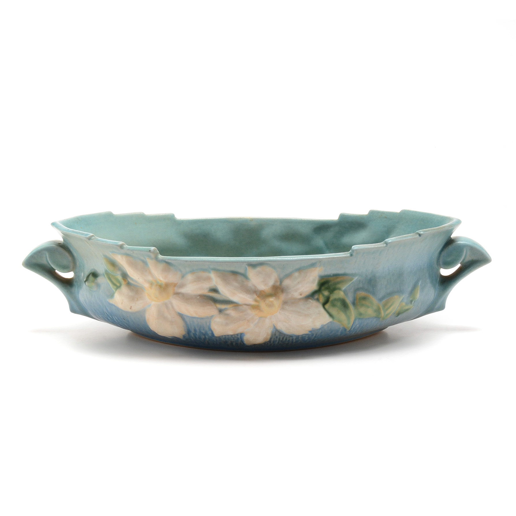 Vintage Roseville Pottery Console Bowl