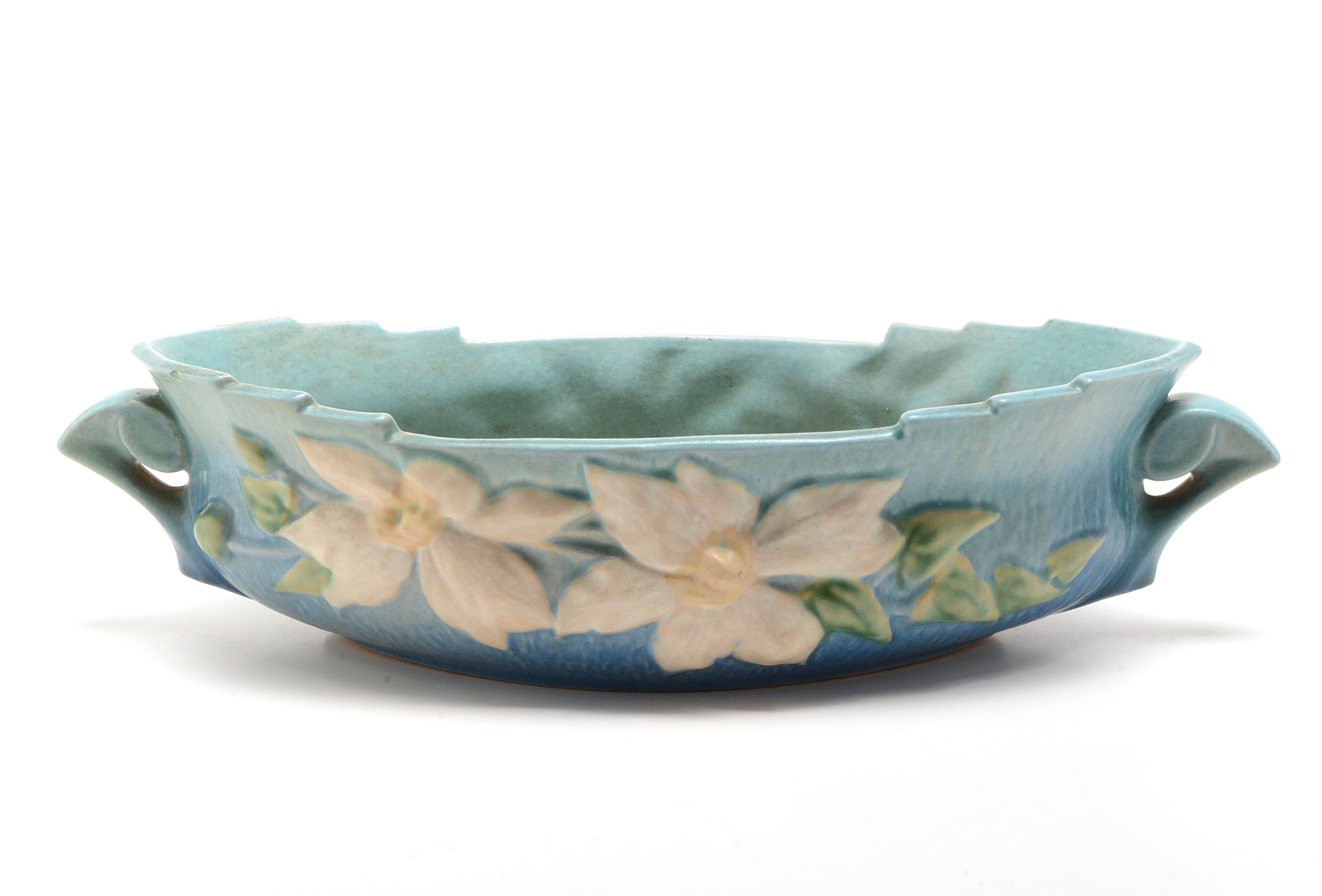 Vintage Roseville Pottery Console Bowl