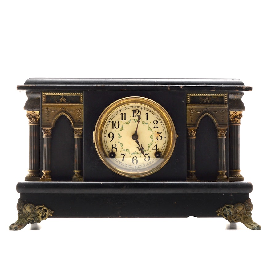 Antique Ansonia Style Mantel Clock