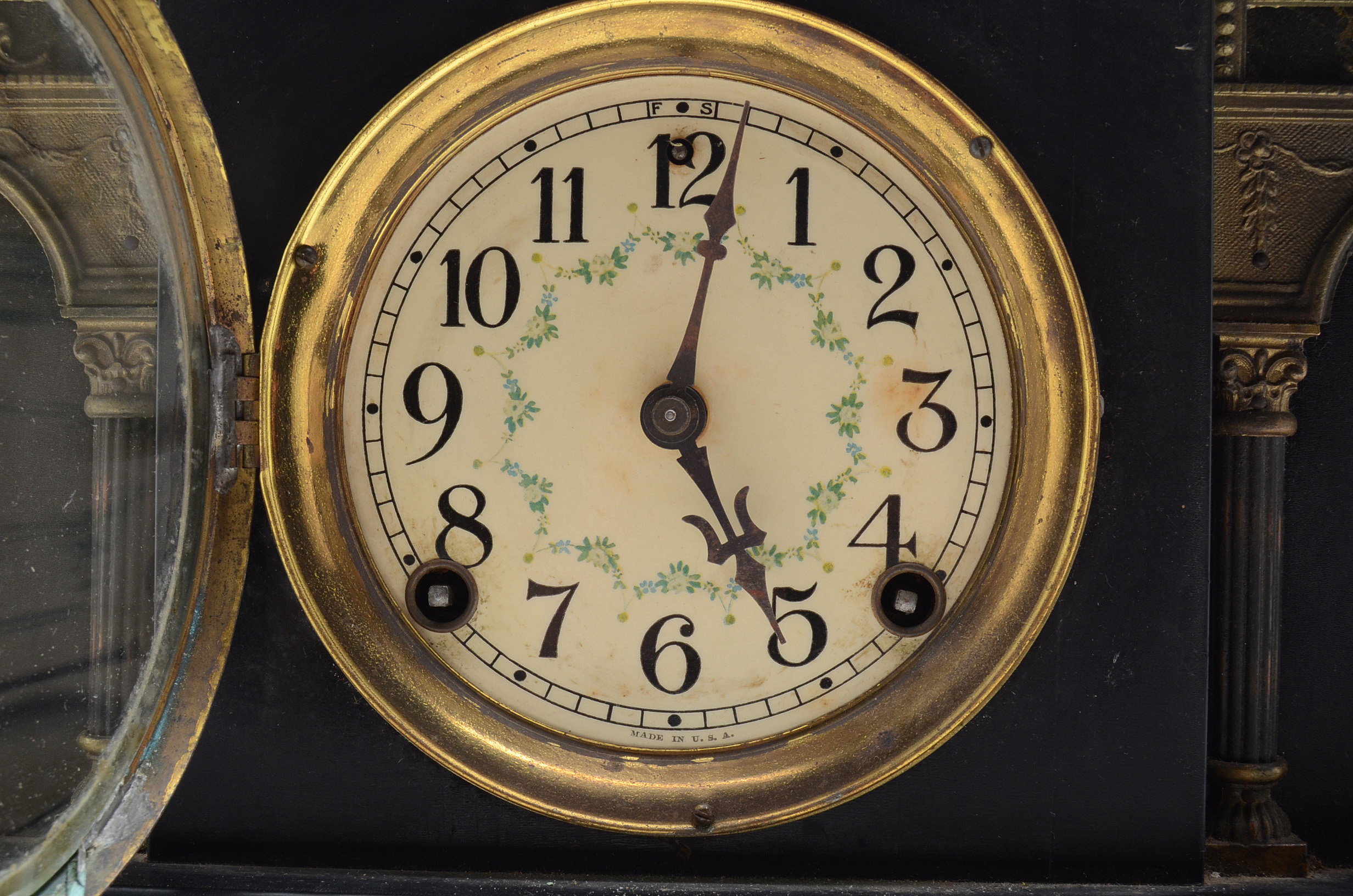 Antique Ansonia Style Mantel Clock