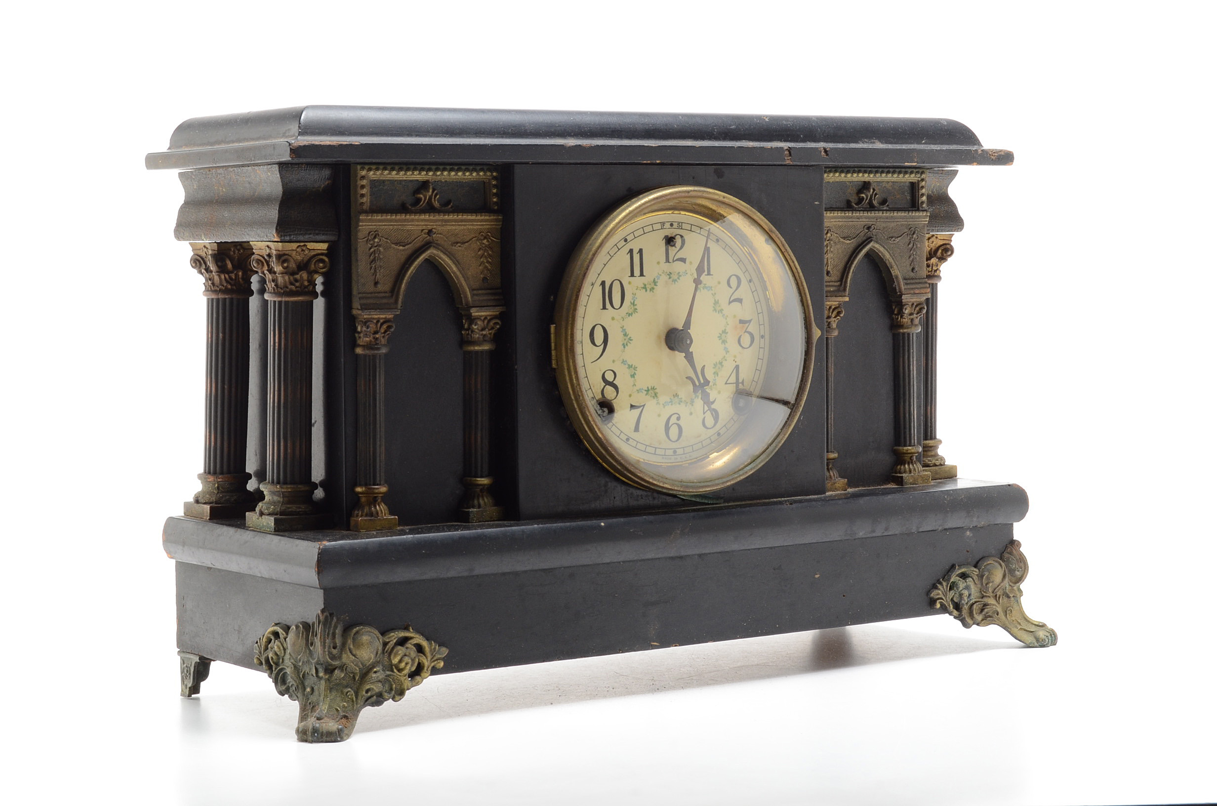 Antique Ansonia Style Mantel Clock