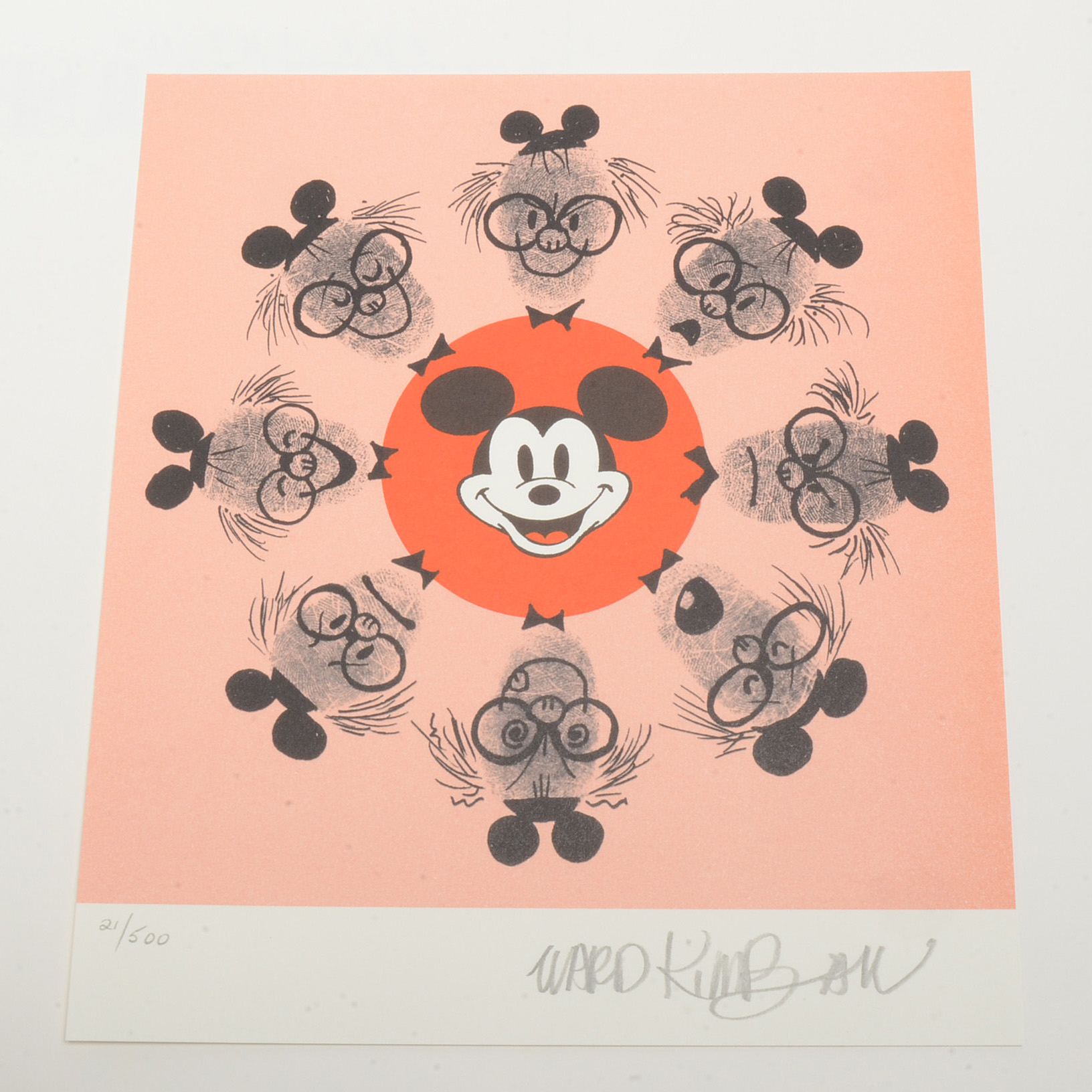1991 Limited Edition "The Art of Mickey Mouse" Featuring Ward Kimball Signed Art