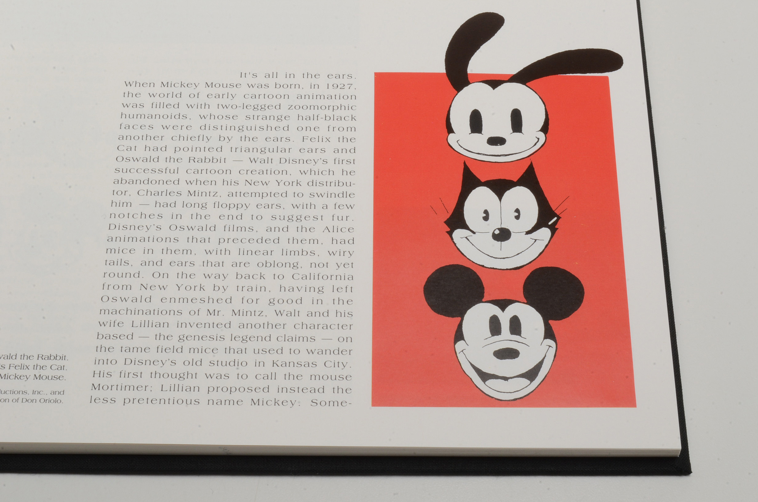 1991 Limited Edition "The Art of Mickey Mouse" Featuring Ward Kimball Signed Art
