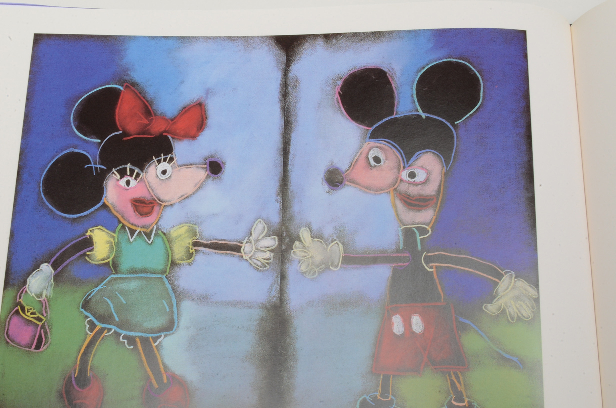 1991 Limited Edition "The Art of Mickey Mouse" Featuring Ward Kimball Signed Art