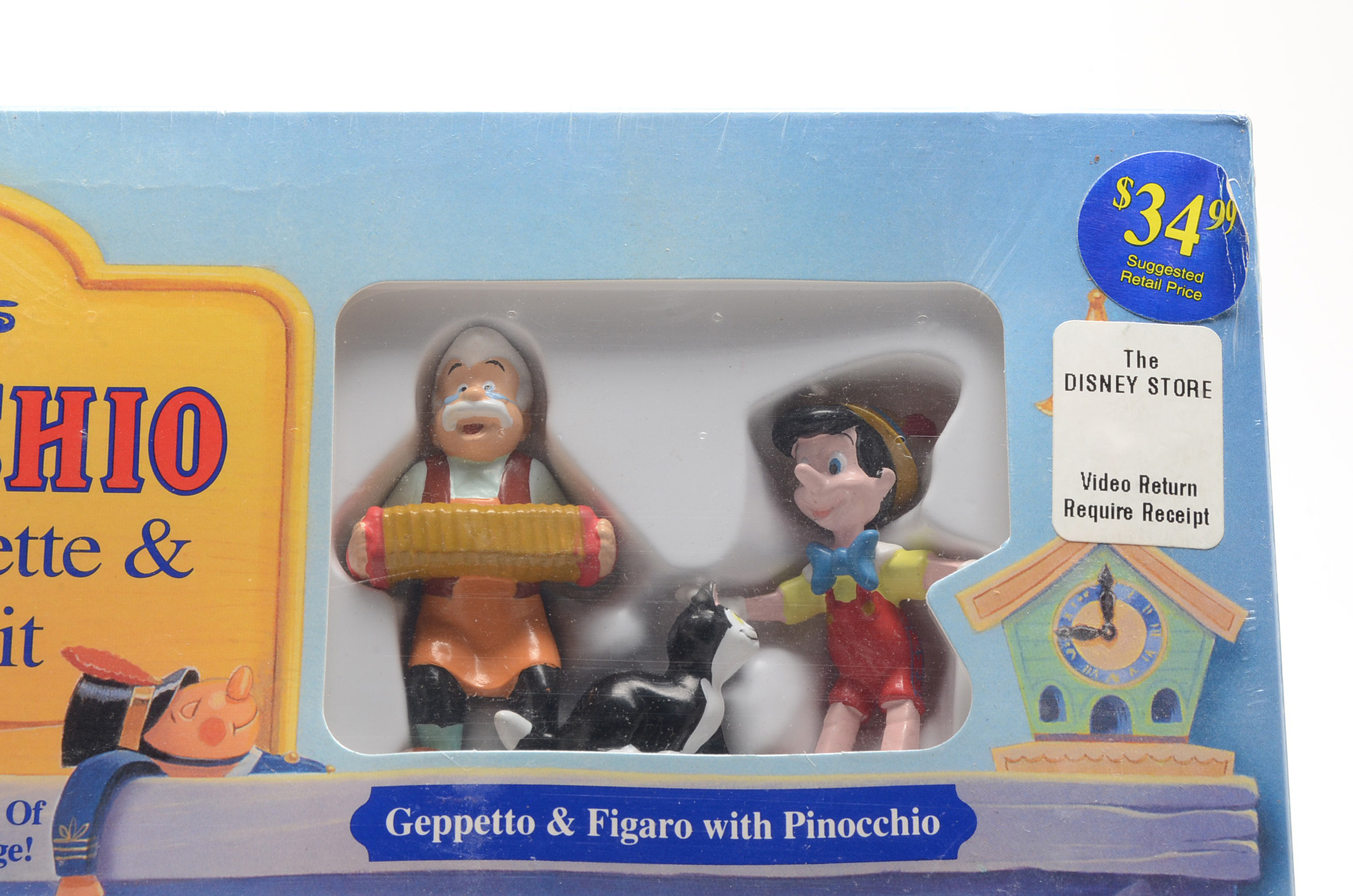 1990s Disney's "Pinocchio" Videocassette & Activity Kit