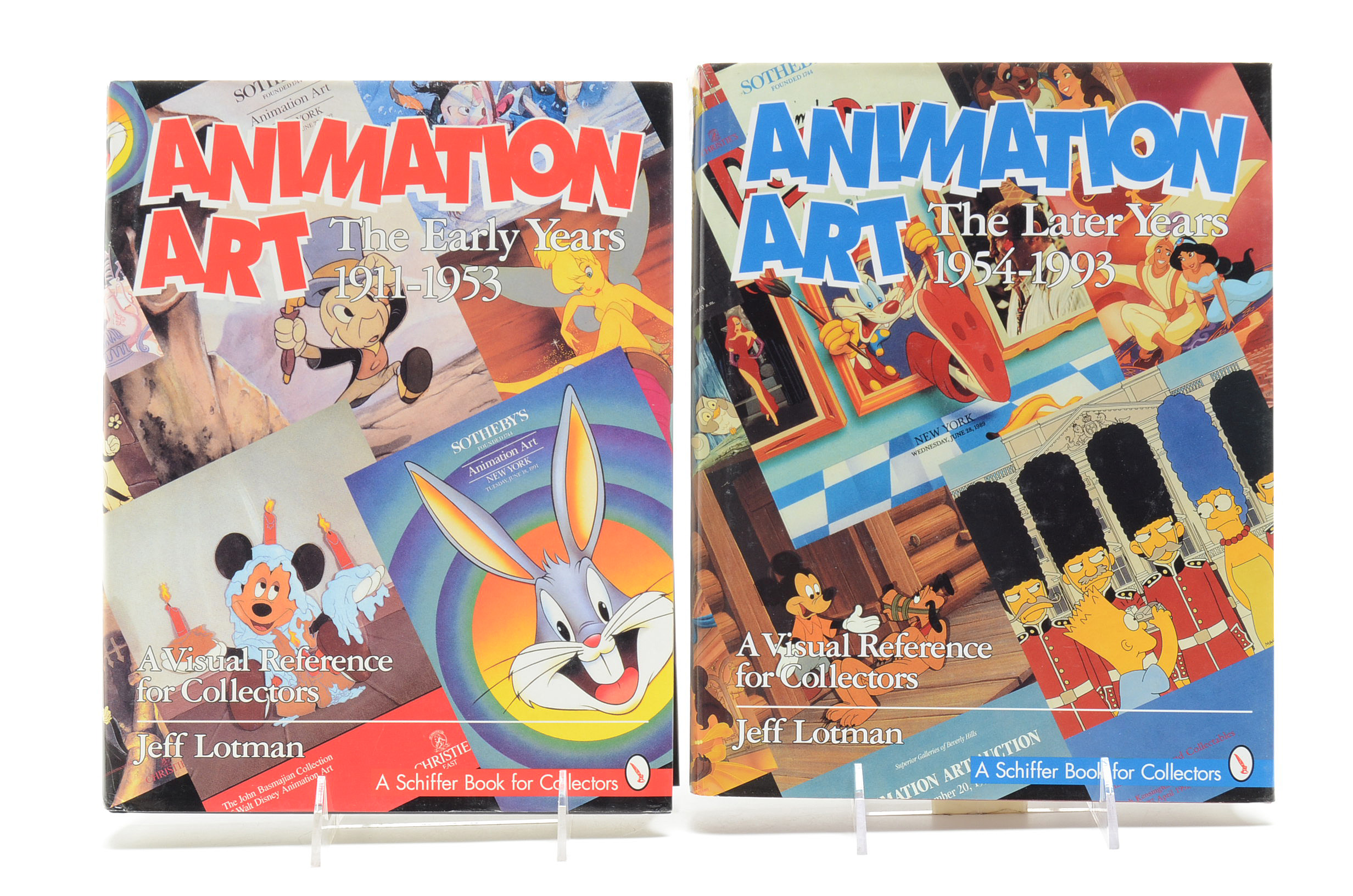 Books on Collectibles Including "Animation Art" in Two Volumes
