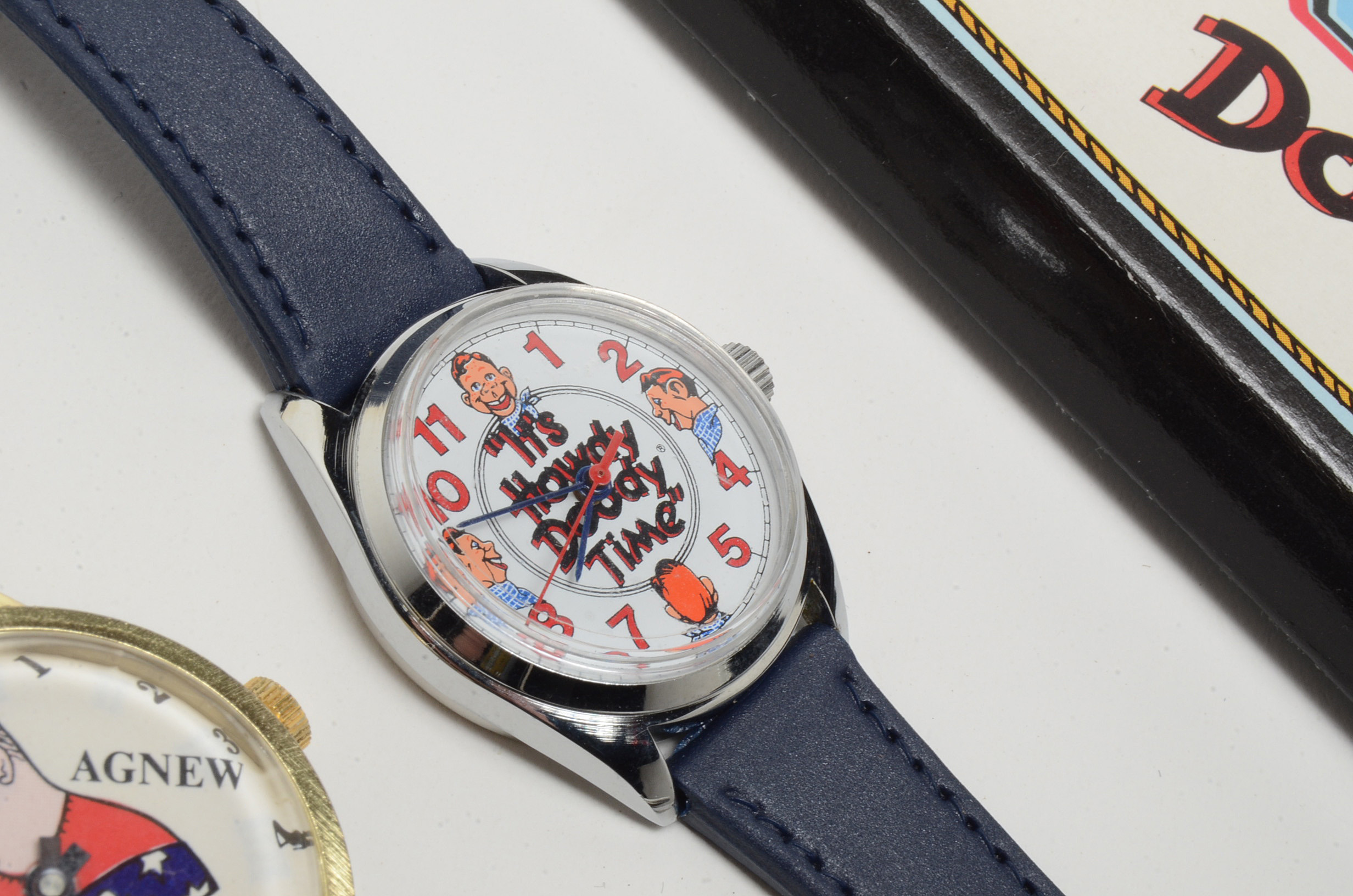 Collection of Themed Wrist Watches with an Ad Pin