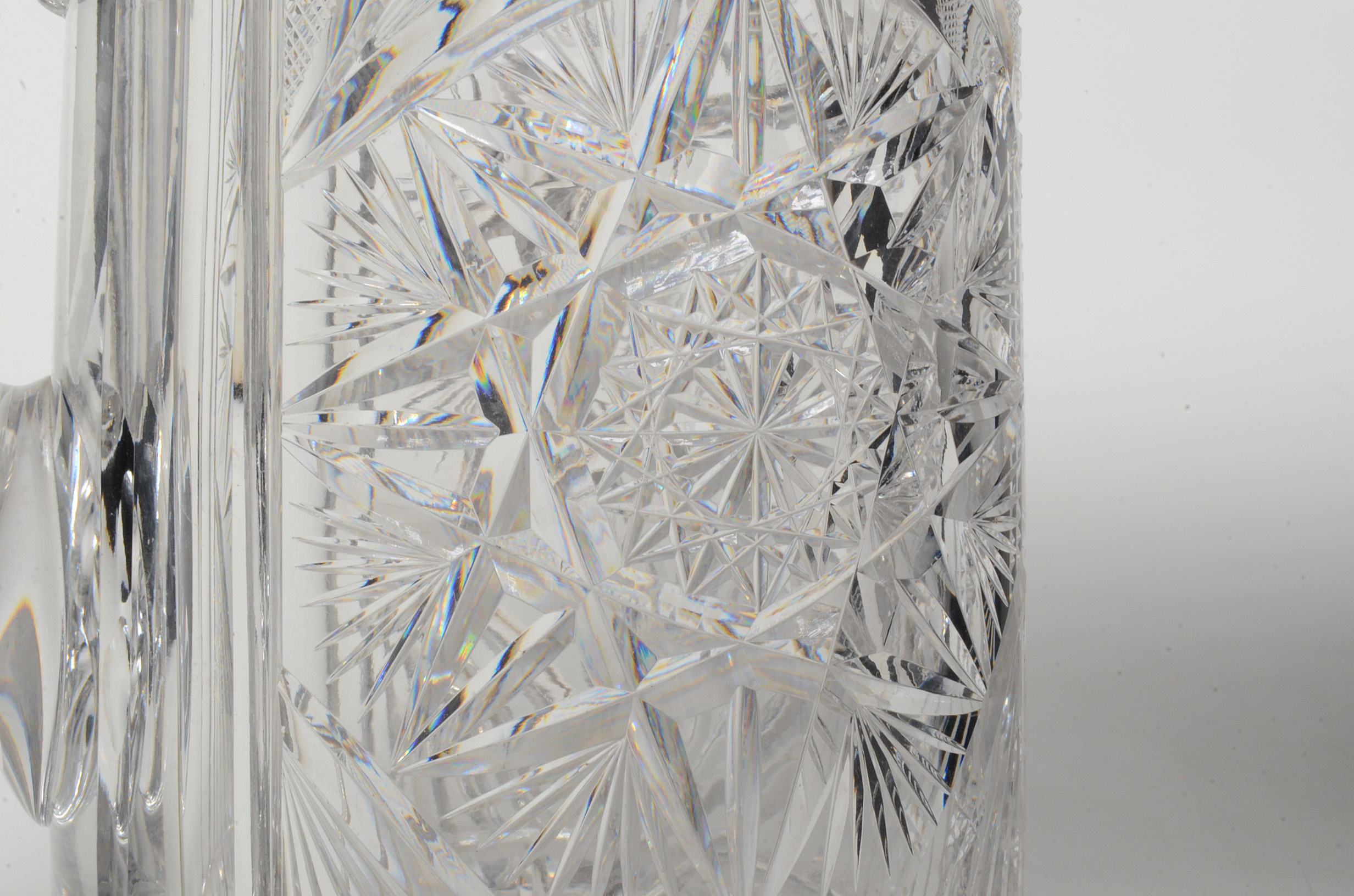 Cut Glass Pitcher and Box