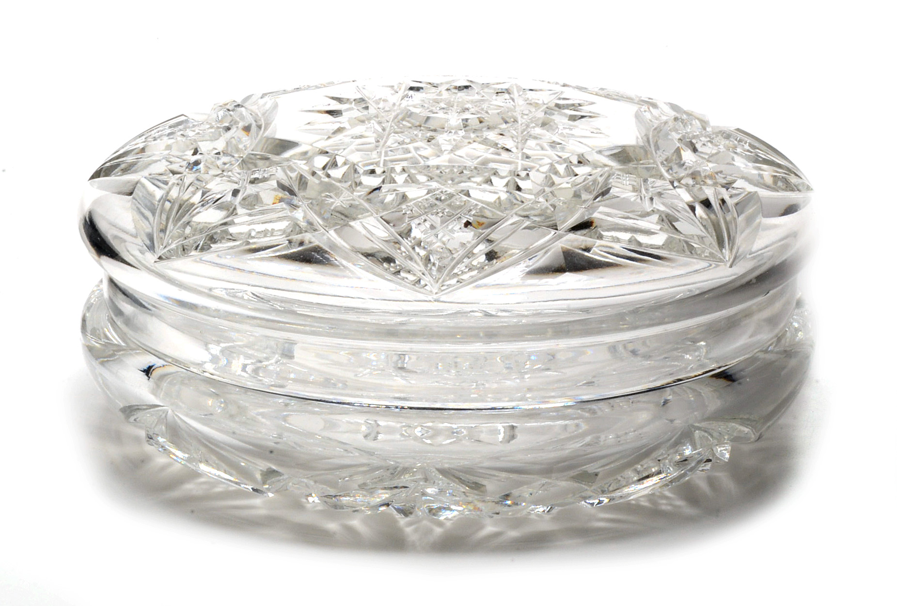 Cut Glass Pitcher and Box