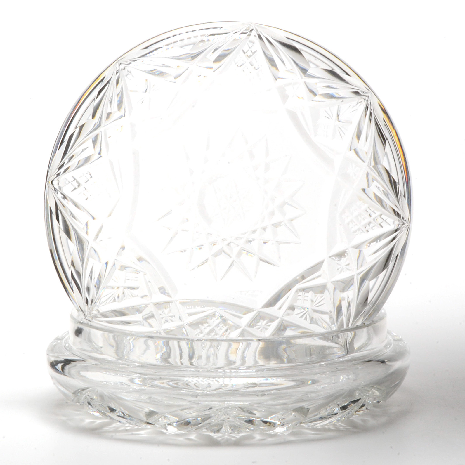 Cut Glass Pitcher and Box