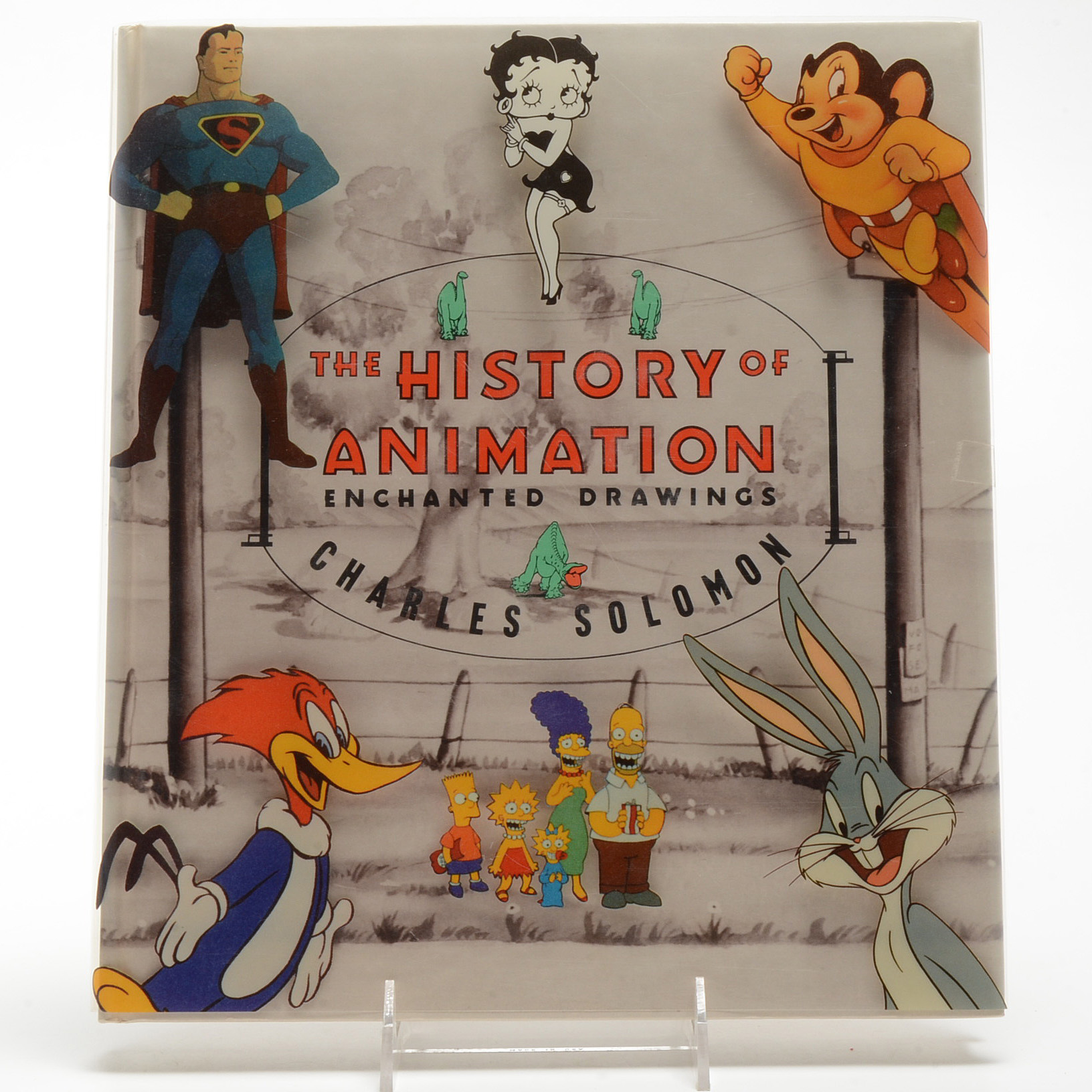 Books on Animation Featuring First Edition Charles Solomon "Enchanted Drawings: The History of Animation."