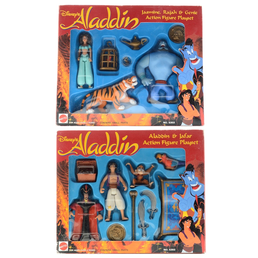 1992 Mattel Disney's "Aladdin" Action Figure Playsets