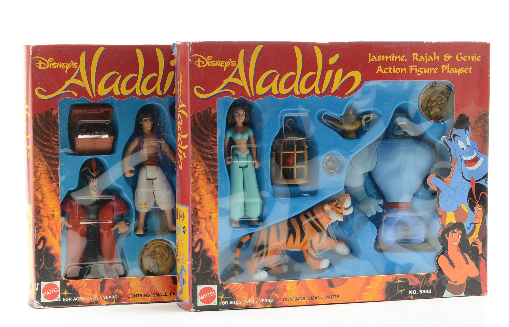 1992 Mattel Disney's "Aladdin" Action Figure Playsets
