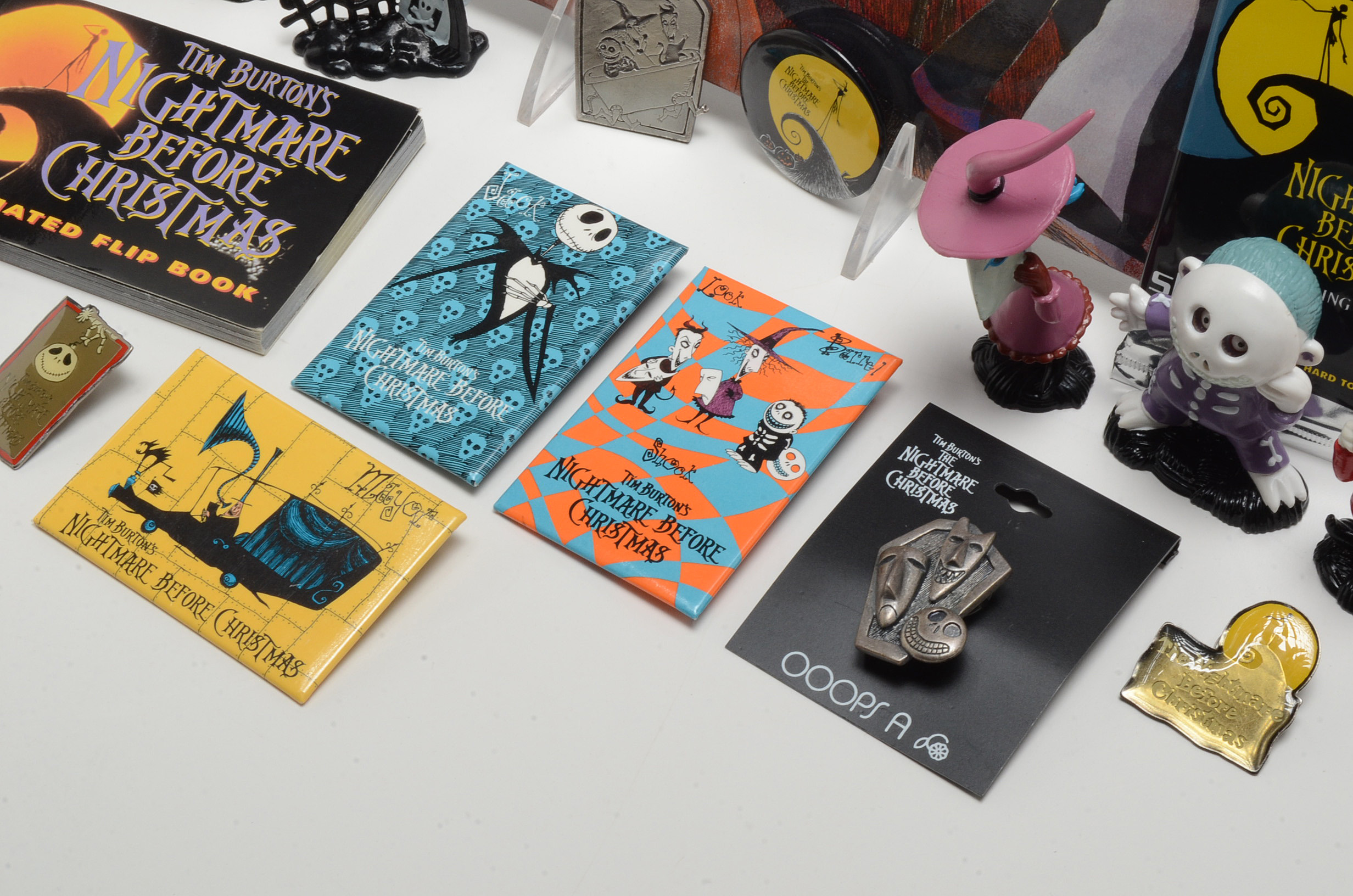 Tim Burton's "Nightmare Before Christmas" Book and Collectibles