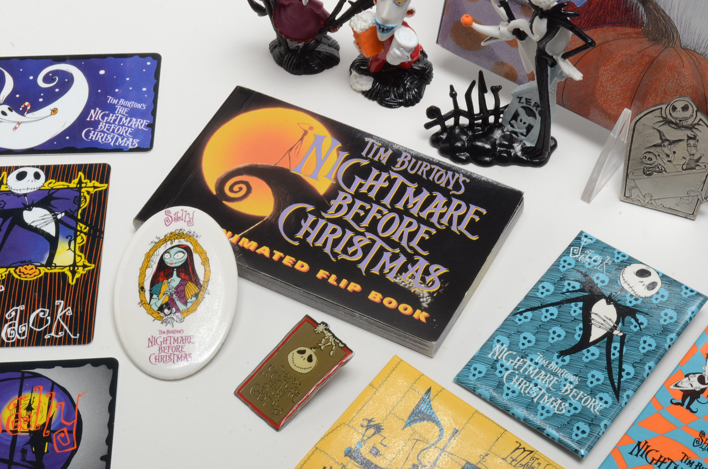 Tim Burton's "Nightmare Before Christmas" Book and Collectibles
