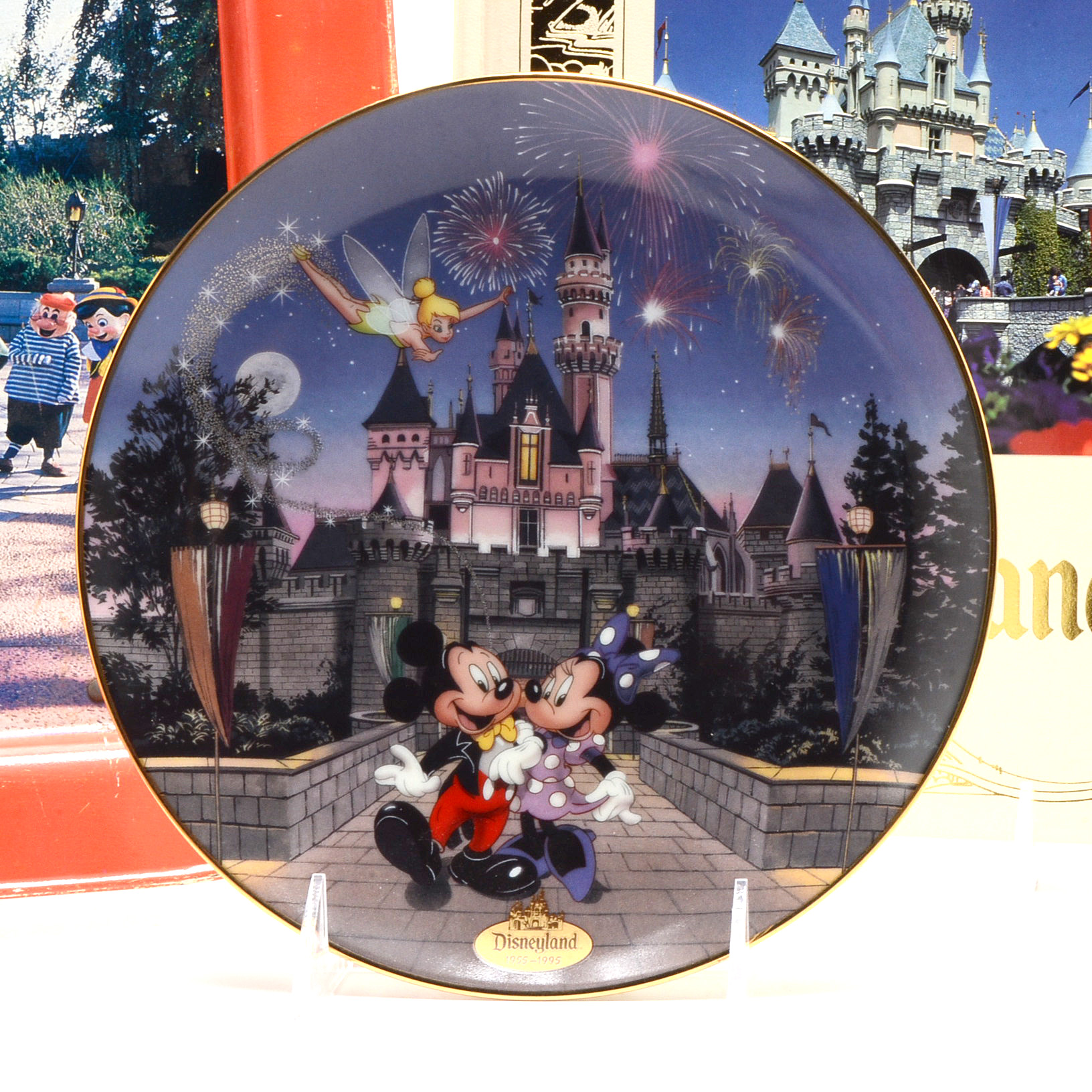 Disneyland Books and Décor Including Collector Plate
