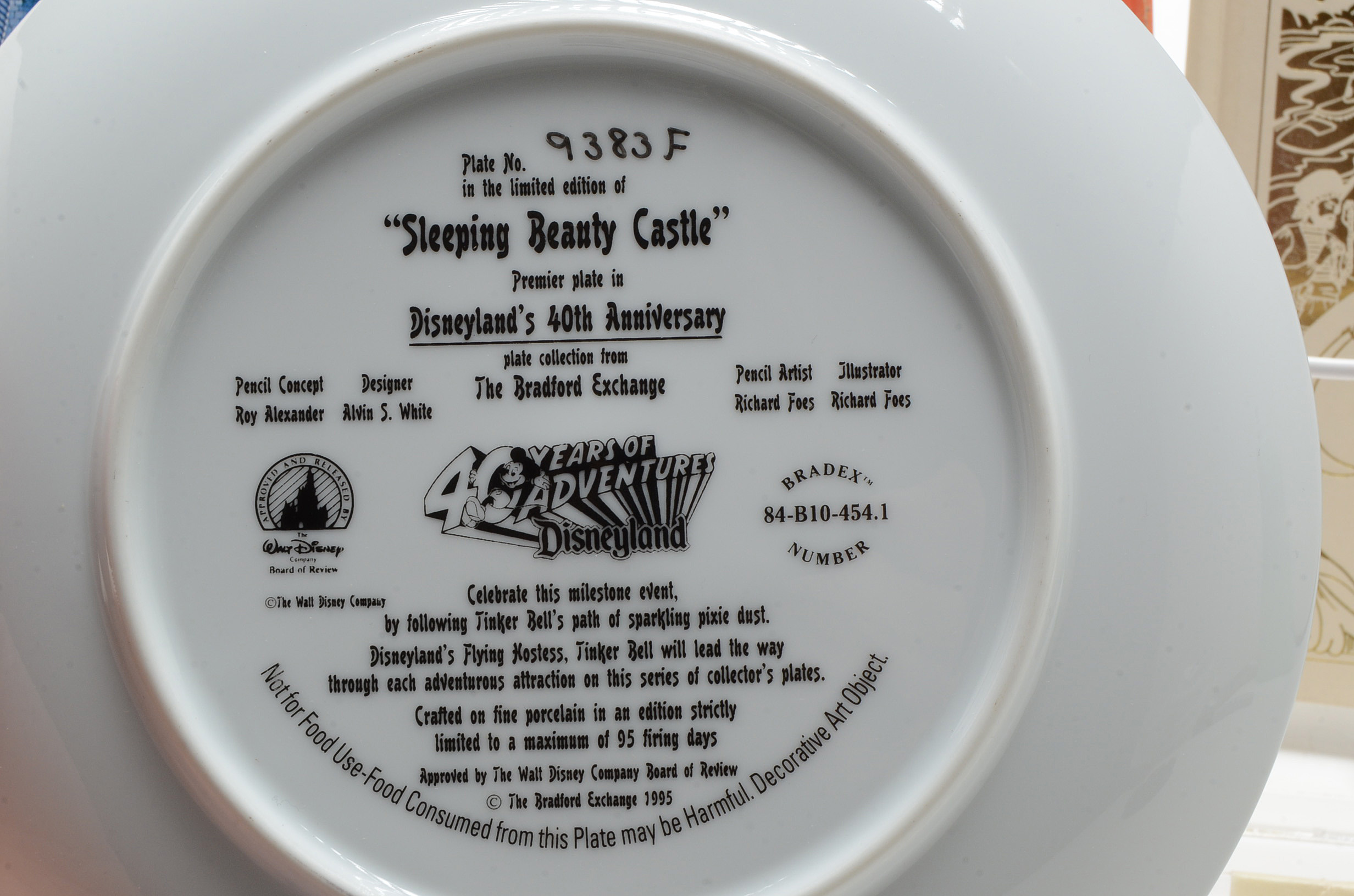 Disneyland Books and Décor Including Collector Plate