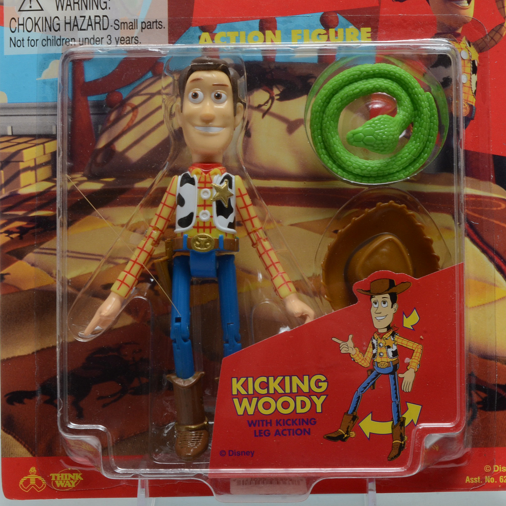 1995 Disney-Pixar "Toy Story" Thinkway Series 1 Action Figures