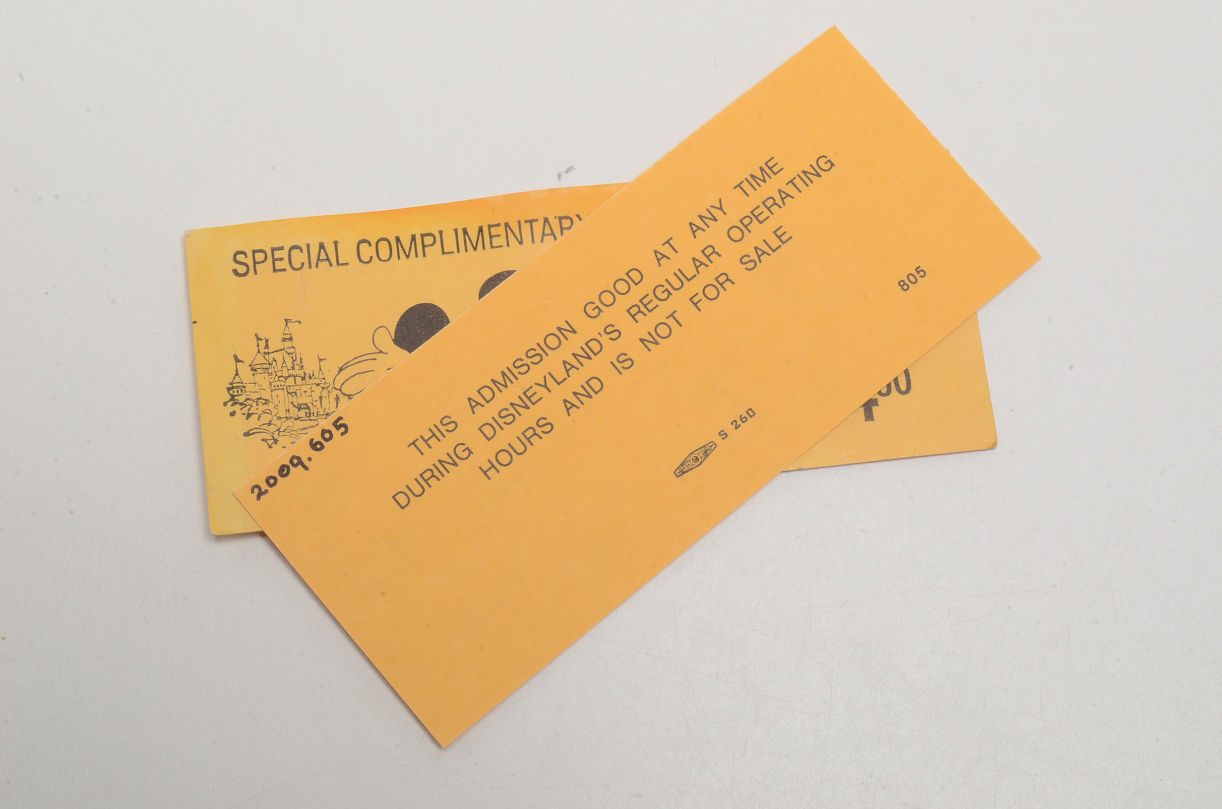 1969 Disneyland Coupon Book Intact With "E" Ticket