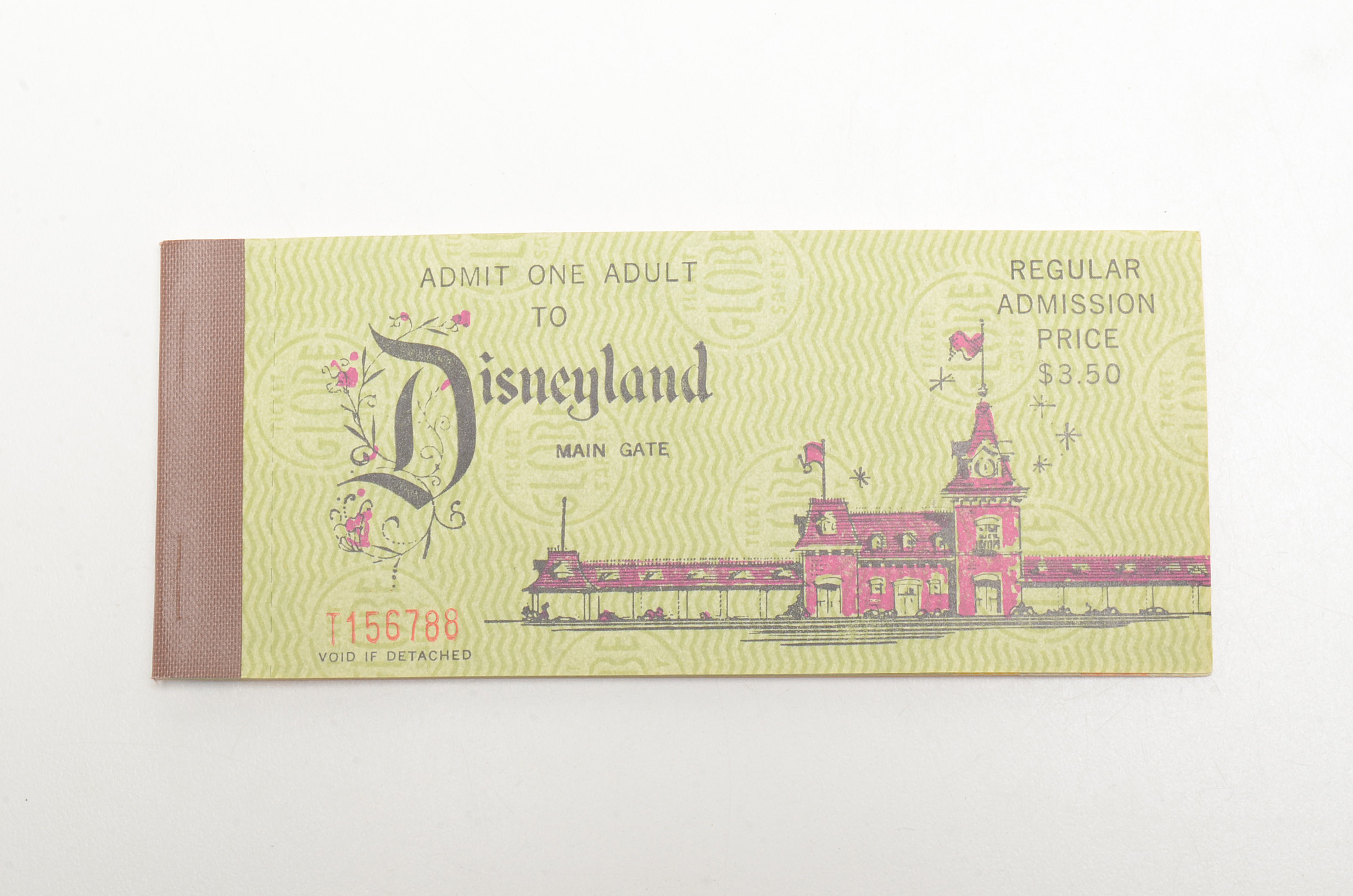 1969 Disneyland Coupon Book Intact With "E" Ticket