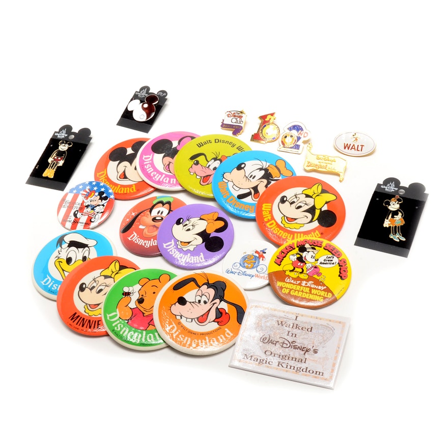 Disney Parks Collectible Pins and Buttons