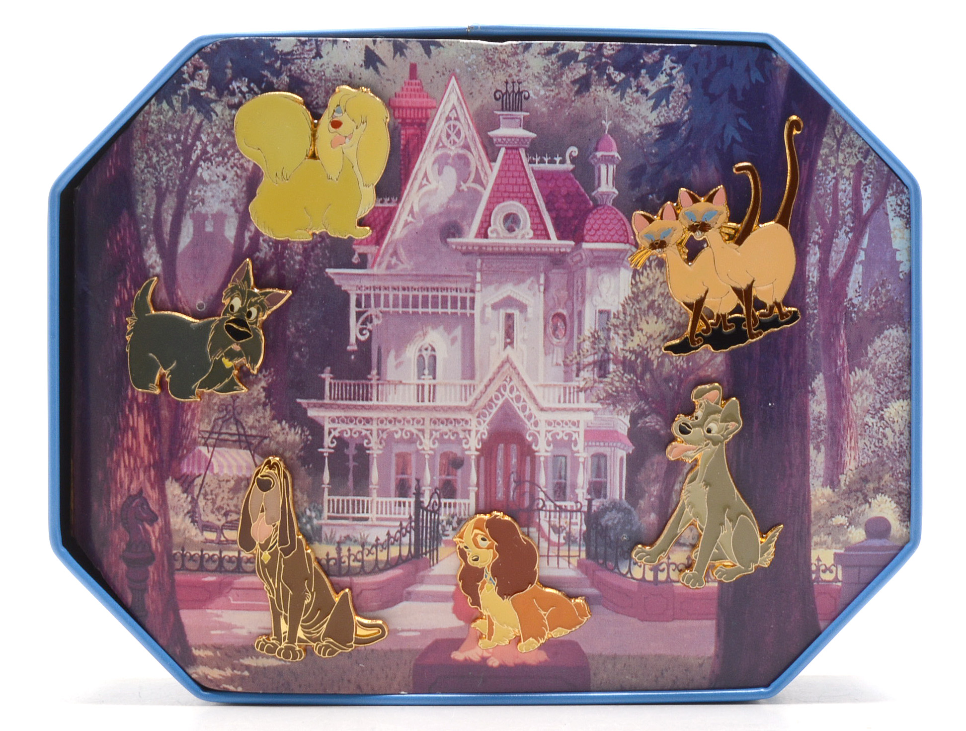 1995 Walt Disney's "Lady and the Tramp" 40th Anniversary Pin Collection