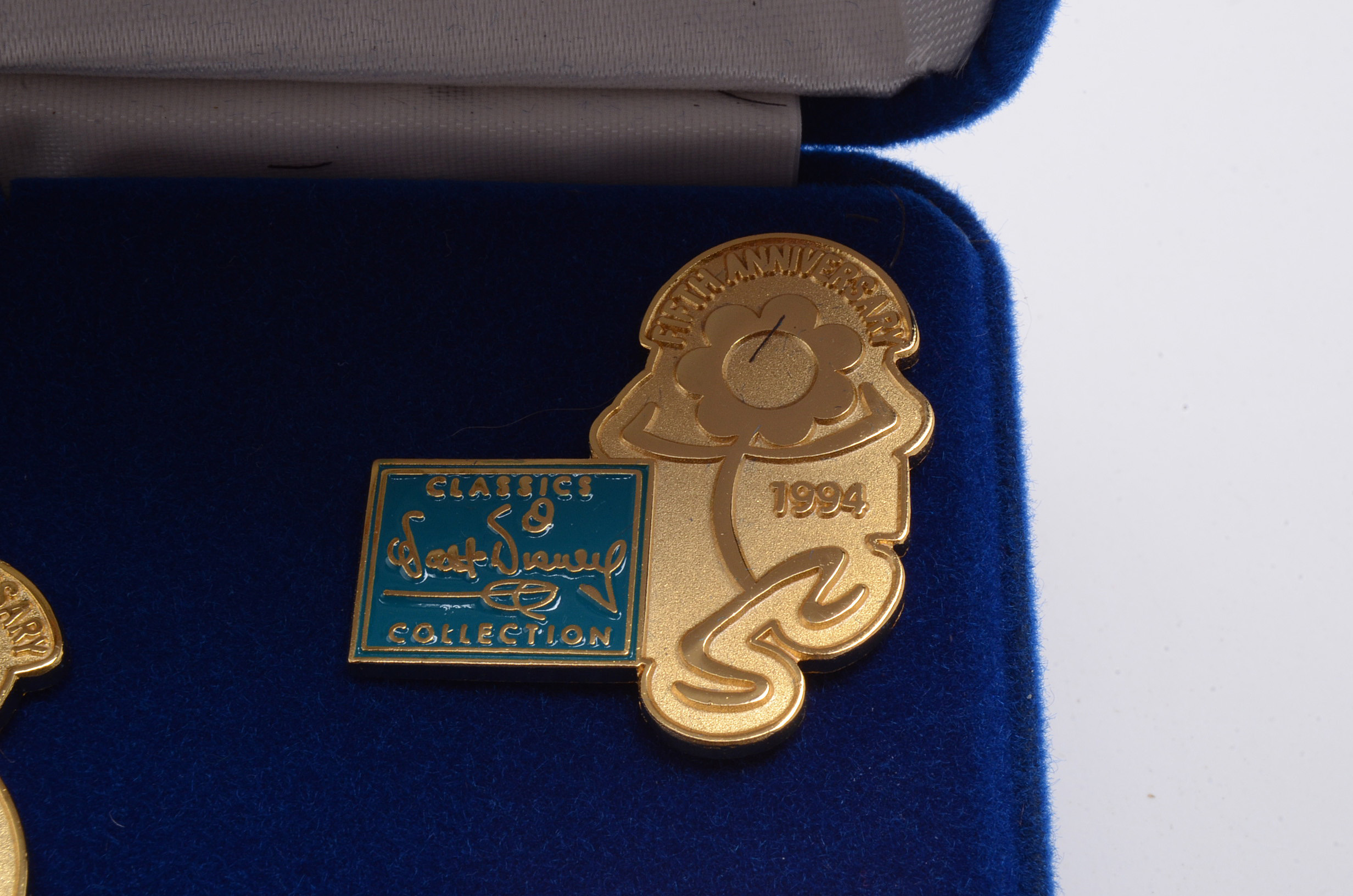 Walt Disney Classics Collection Fifth Anniversary Pin Set
