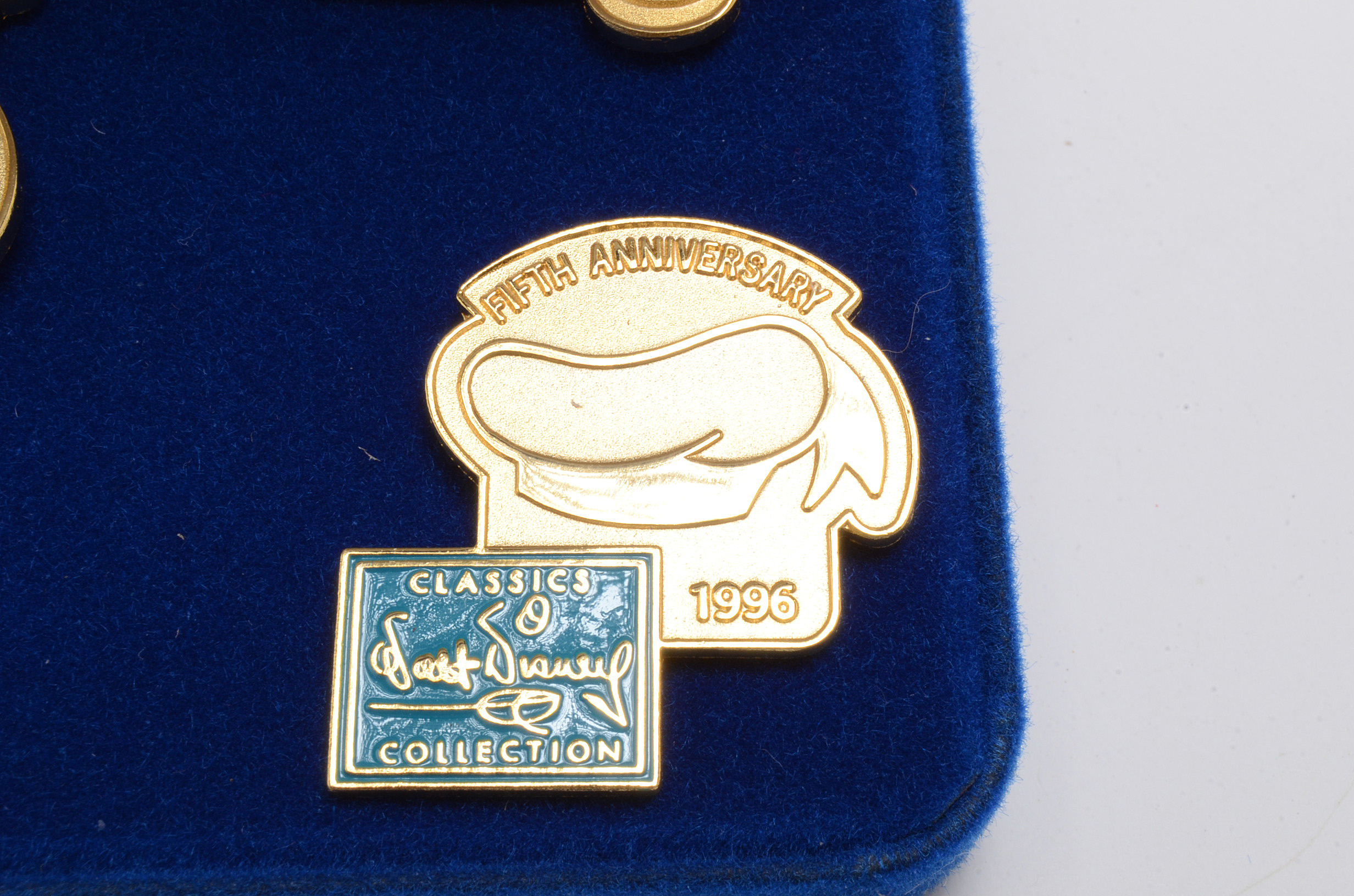 Walt Disney Classics Collection Fifth Anniversary Pin Set