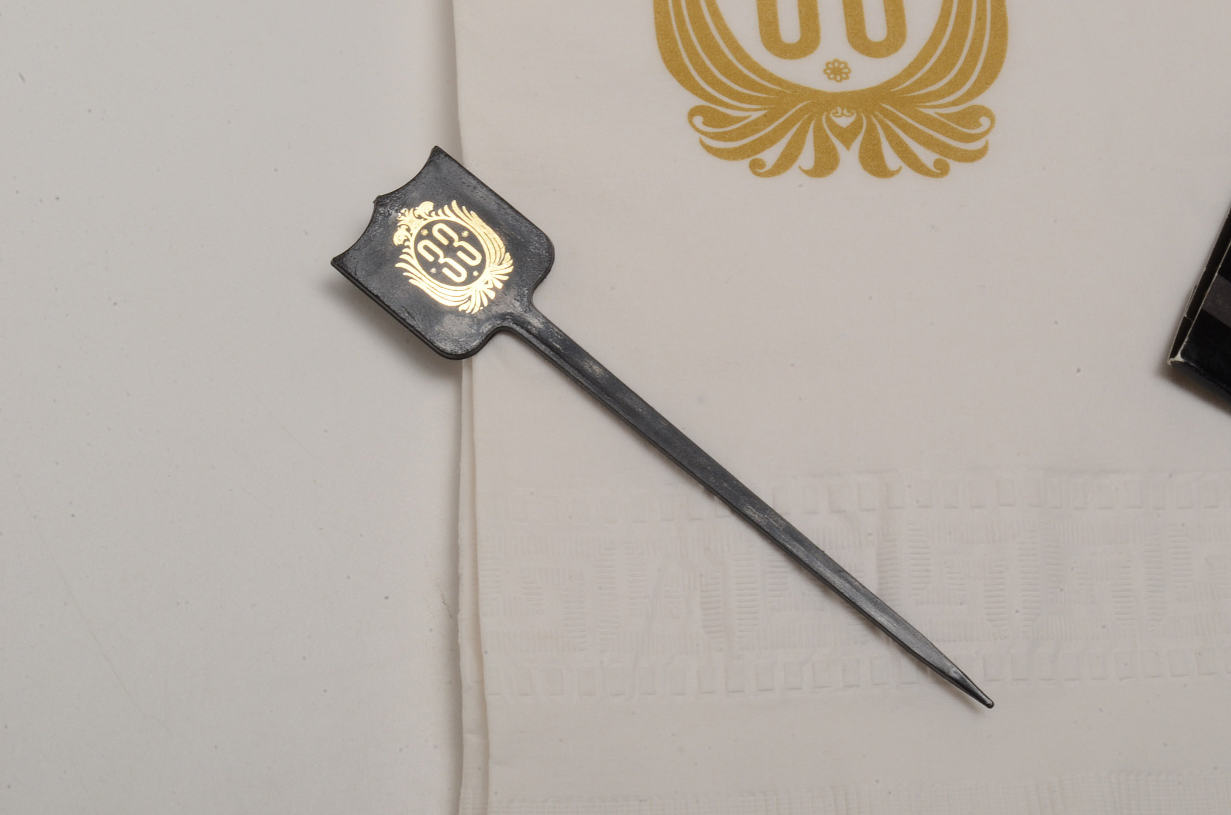 Disneyland's Club 33 Pin and Disney Cast Member One Year Anniversary Pin