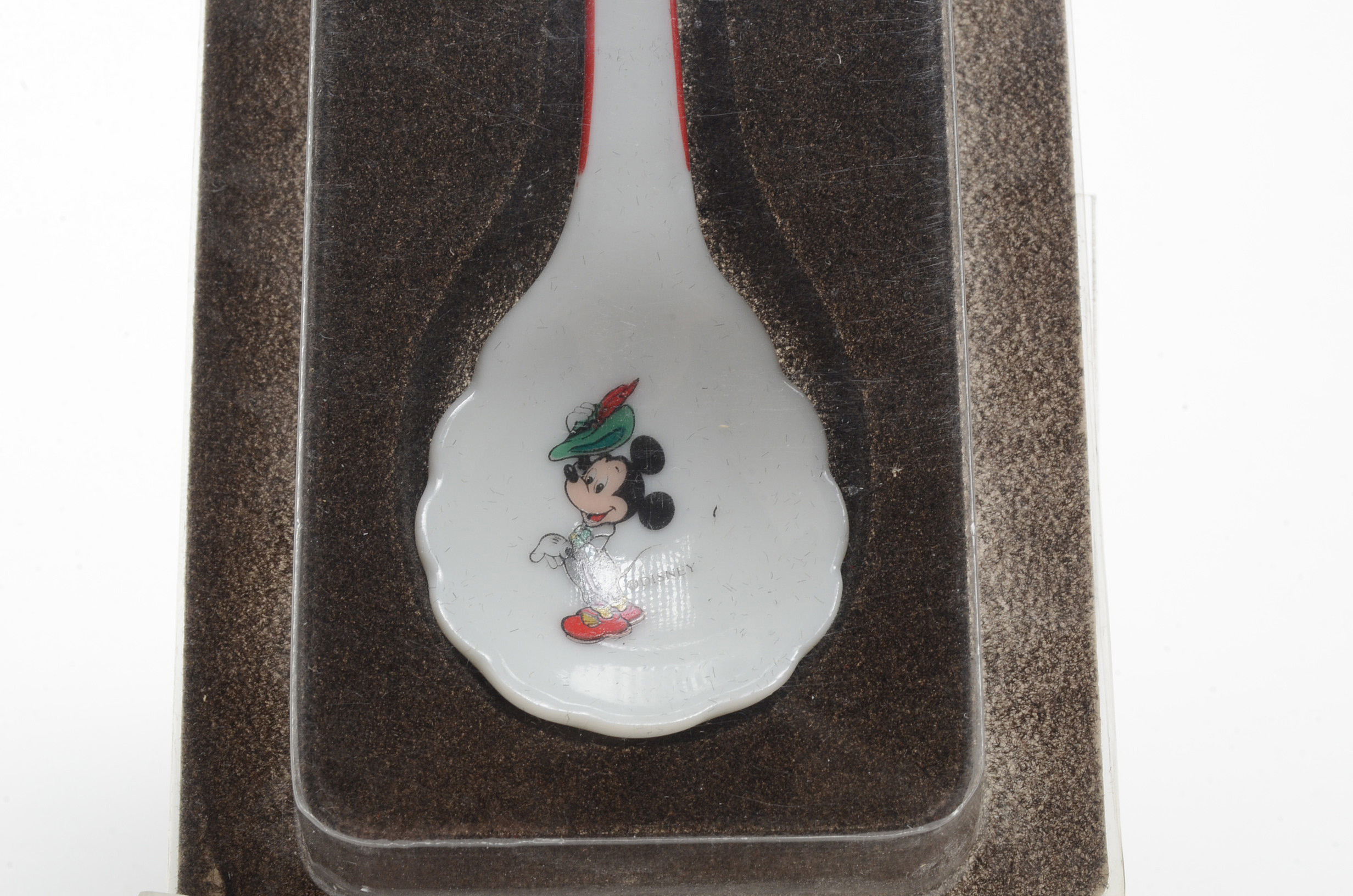 Reutter Porzellan Spoons Featuring Mickey Mouse and Minnie Mouse