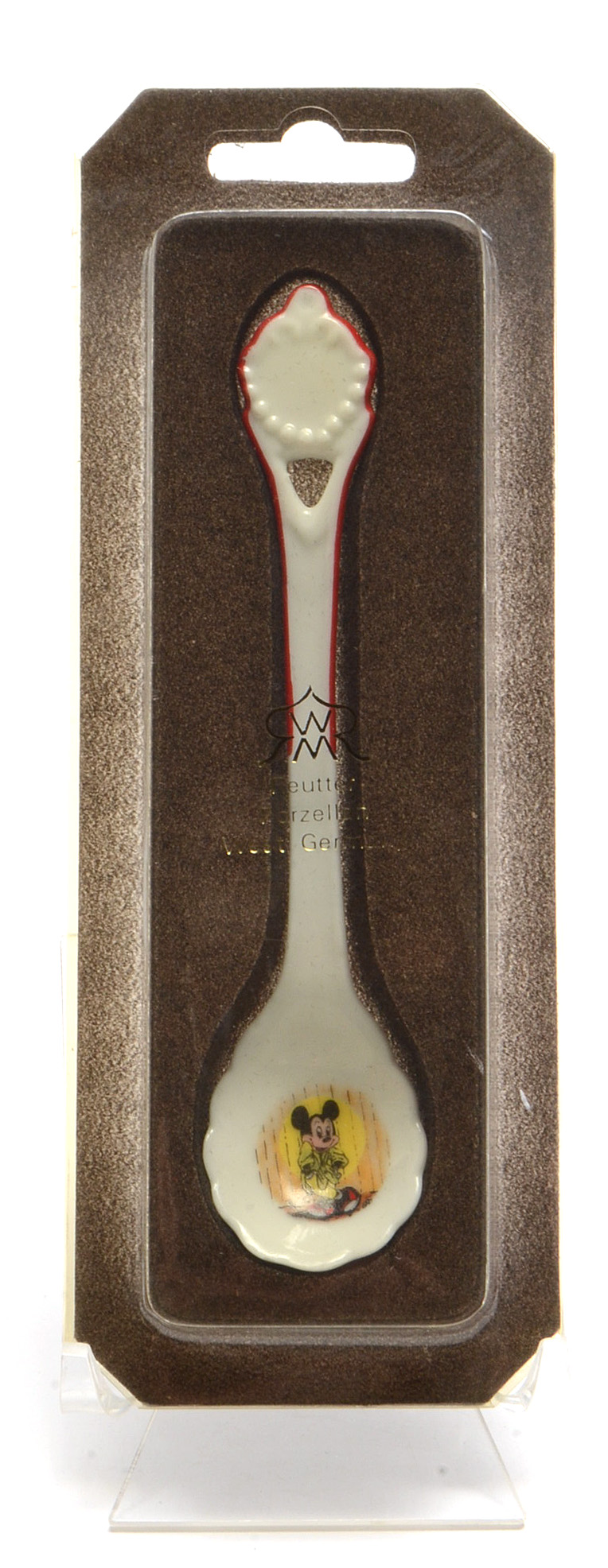 Reutter Porzellan Spoons Featuring Mickey Mouse and Minnie Mouse