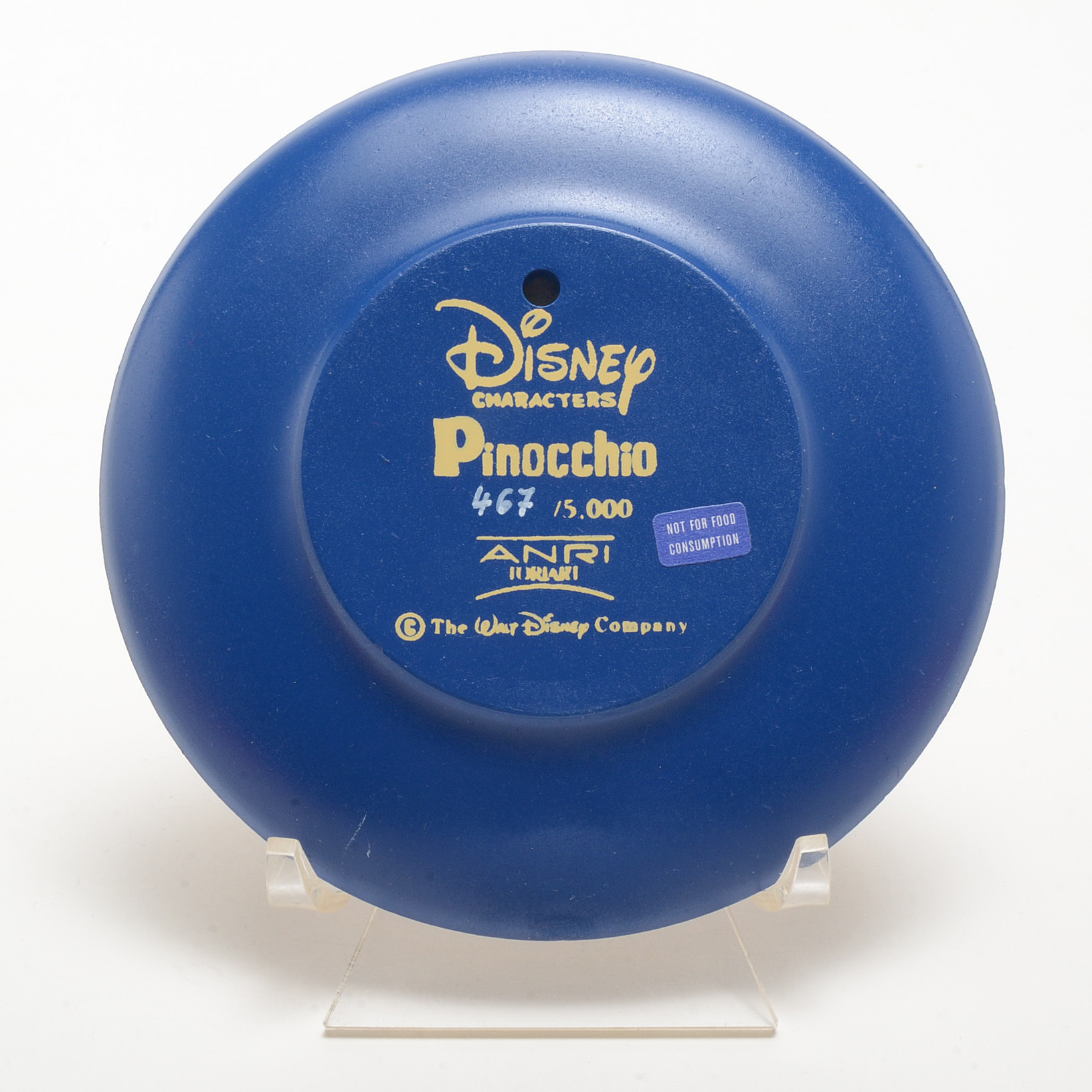 Disney Character ANRI Collector Plates