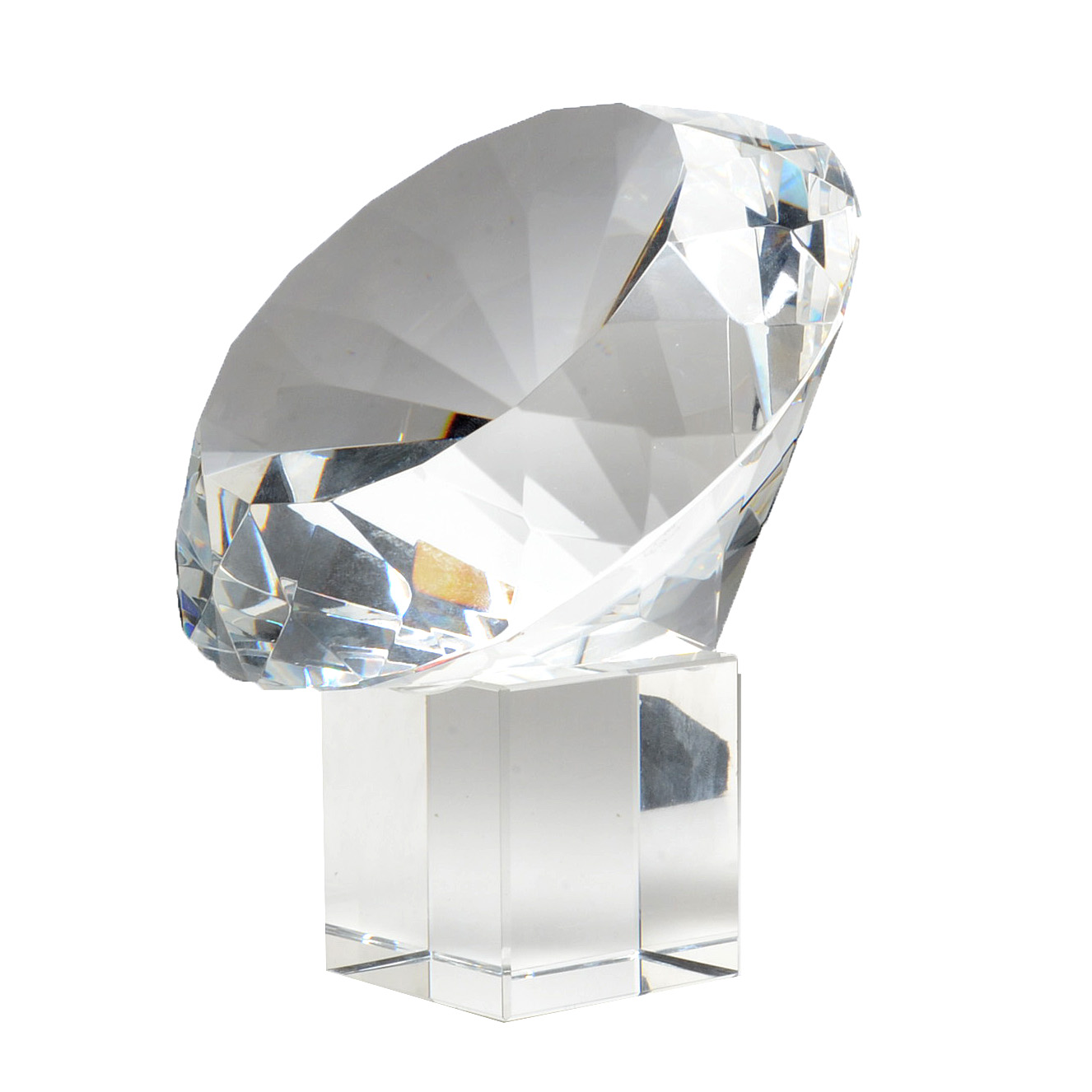 Six Inch Crystal on Stand