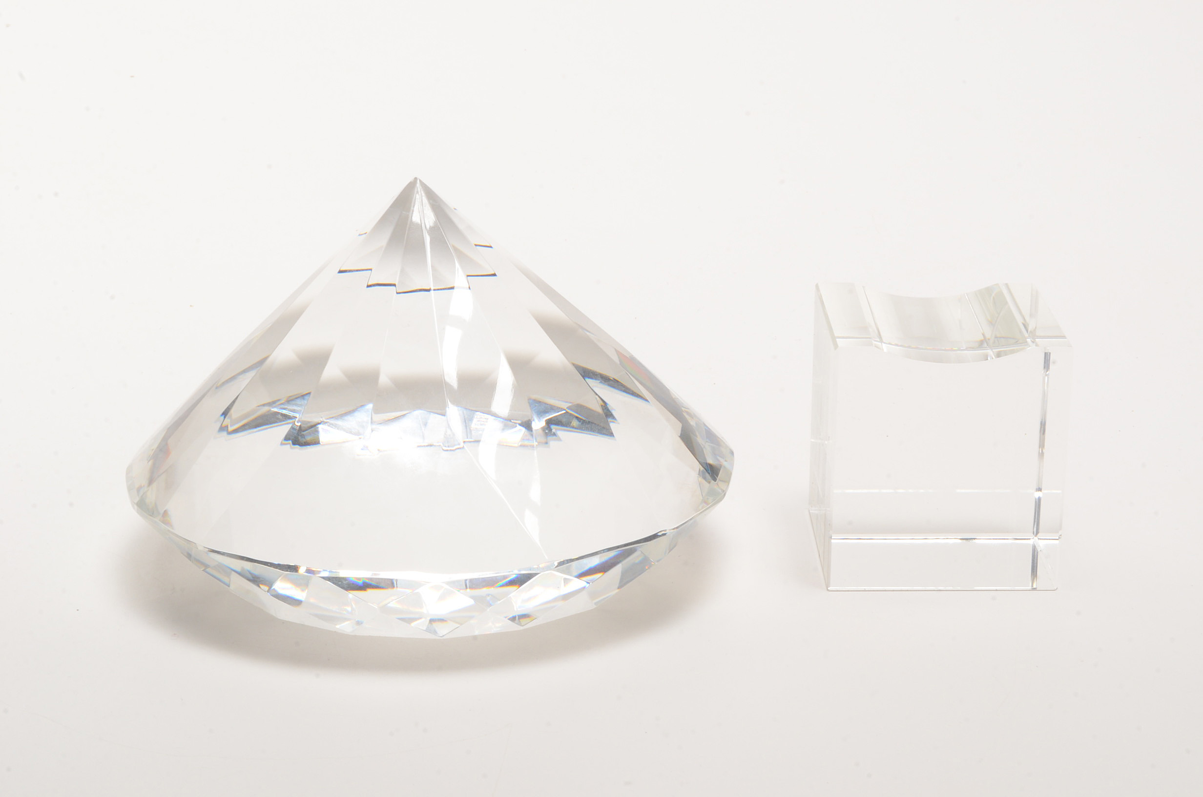 Six Inch Crystal on Stand