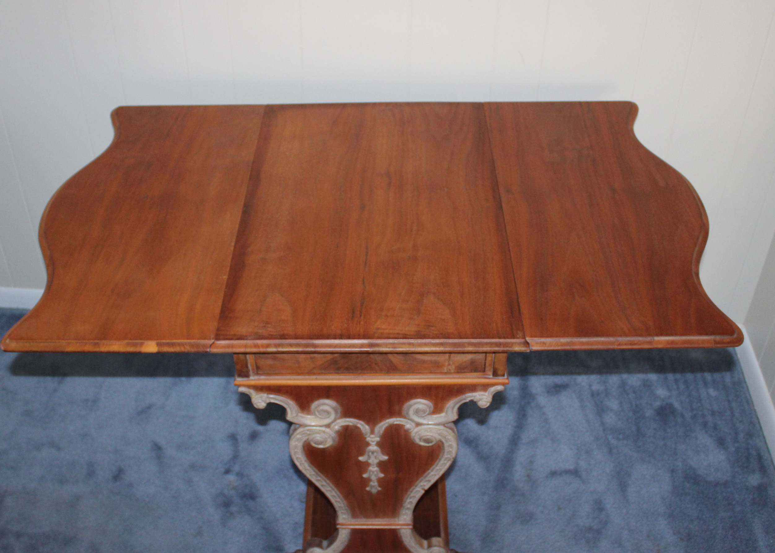 Antique Drop Leaf Tea Cart