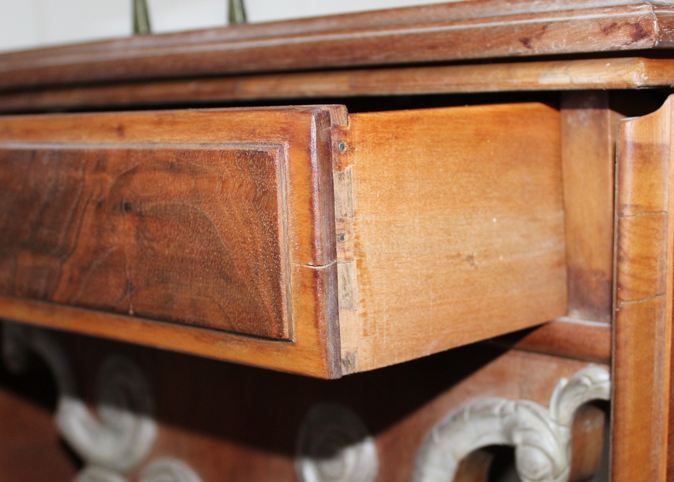 Antique Drop Leaf Tea Cart