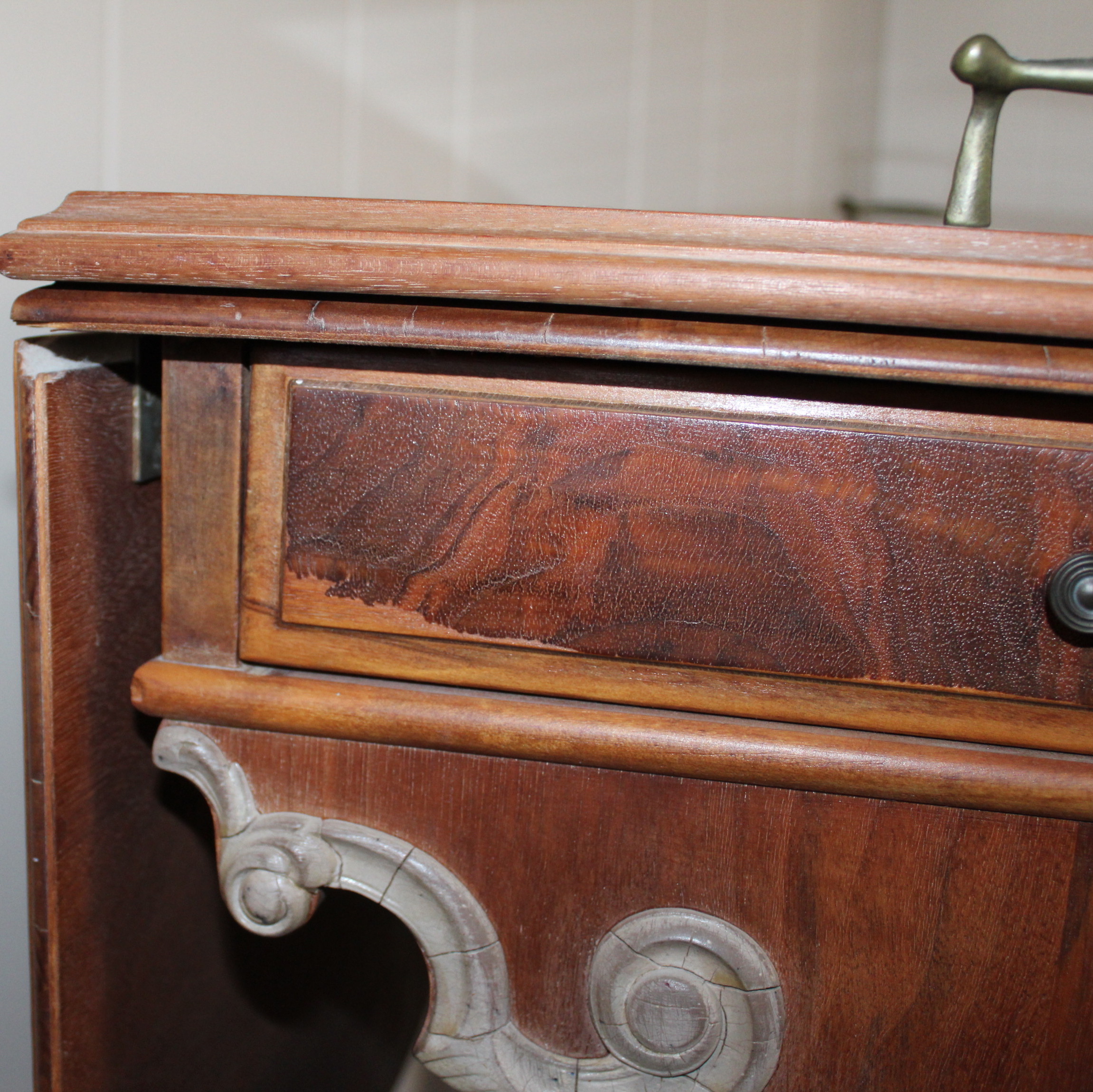 Antique Drop Leaf Tea Cart