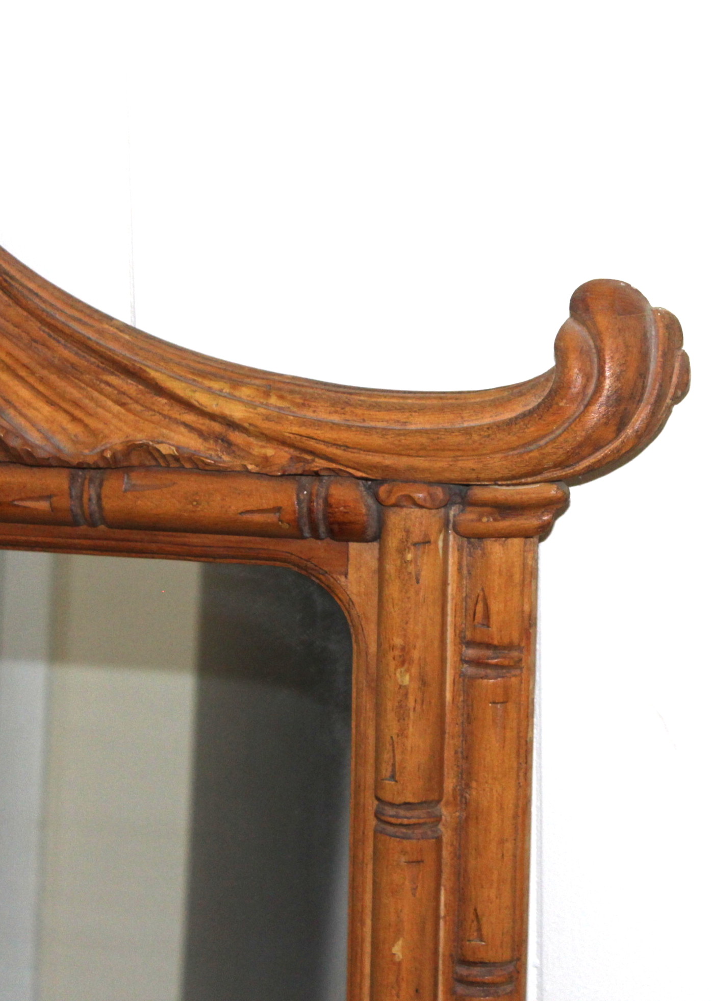 Pagoda-Style Wall Mirror