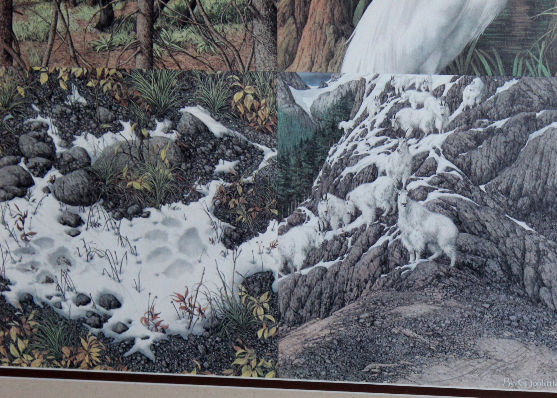 Framed Bev Doolittle Print "Sacred Circle"