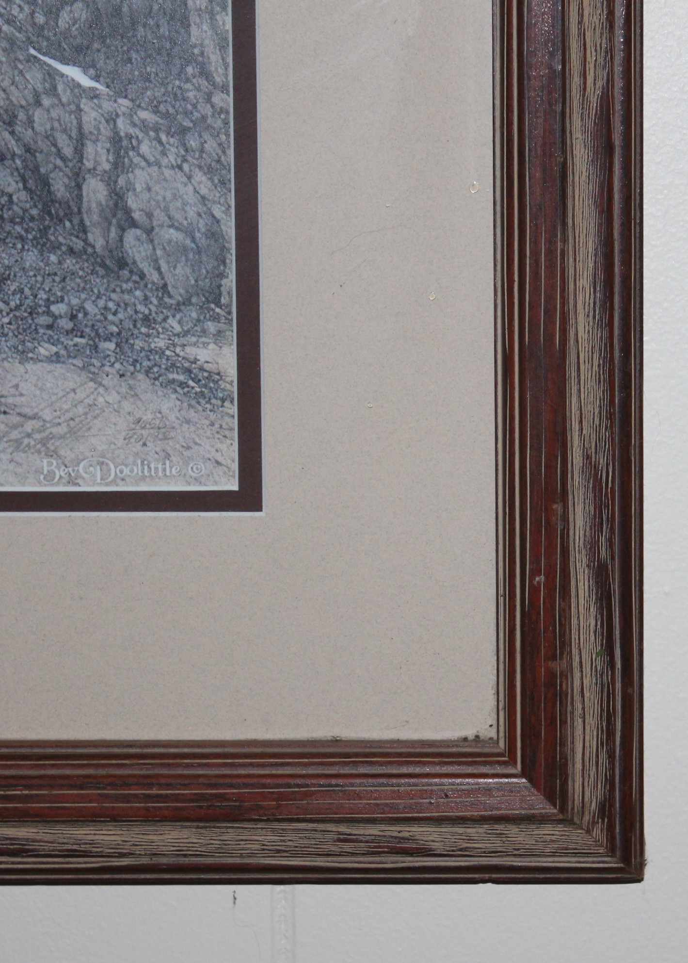 Framed Bev Doolittle Print "Sacred Circle"