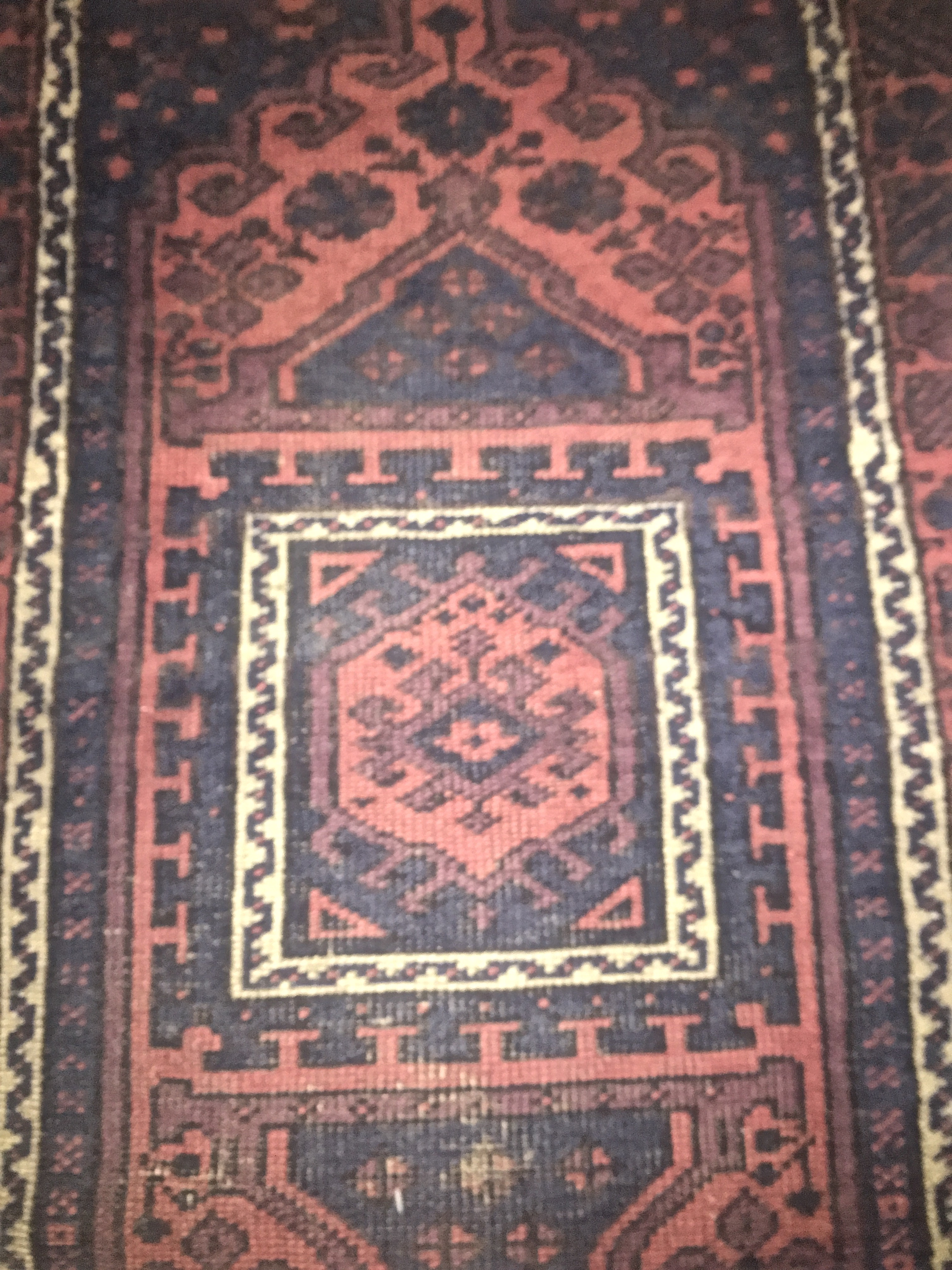 Antique Reversible Anatolian Long Rug