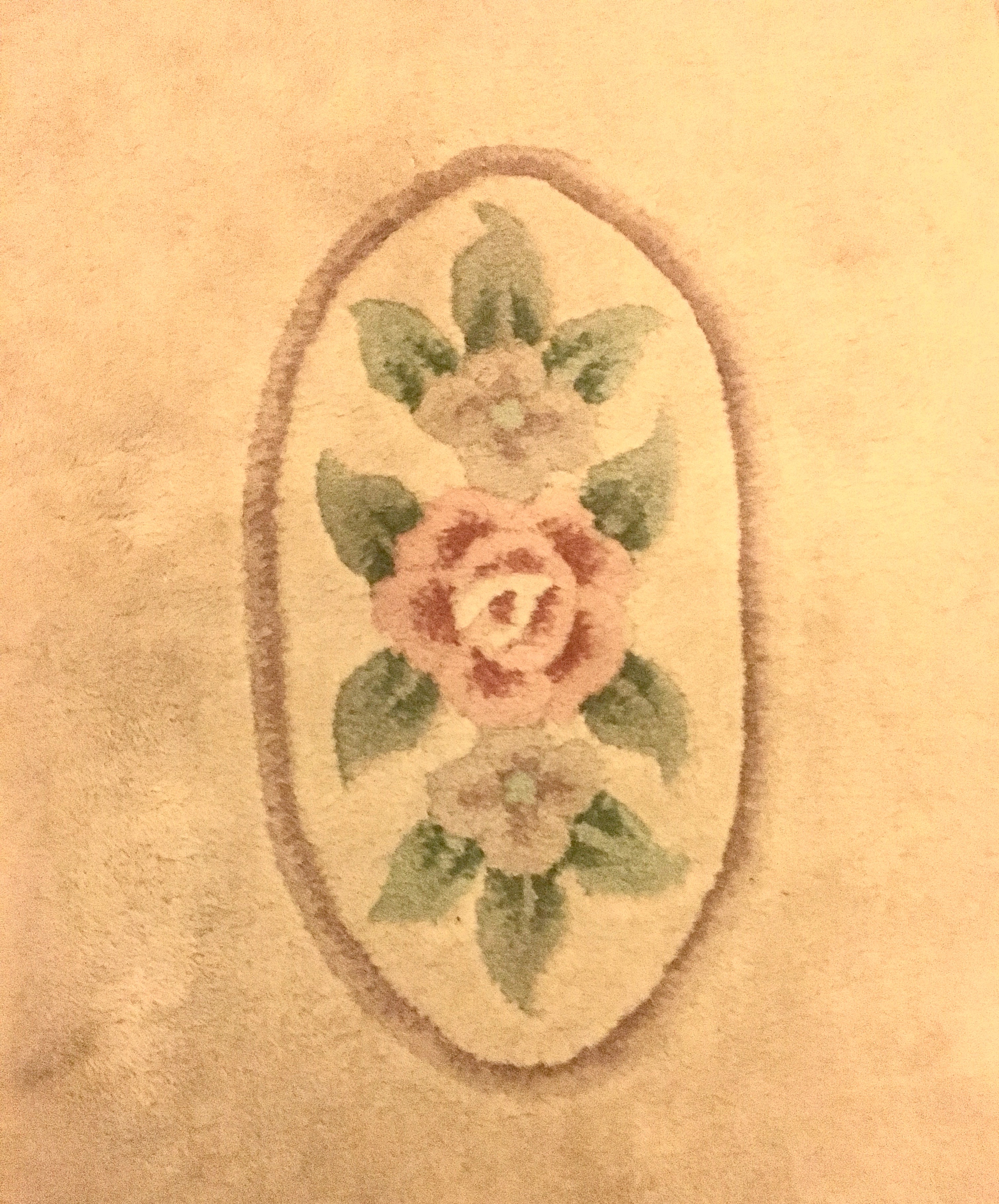 Tufted Chinese Aubusson-Style Area Rug