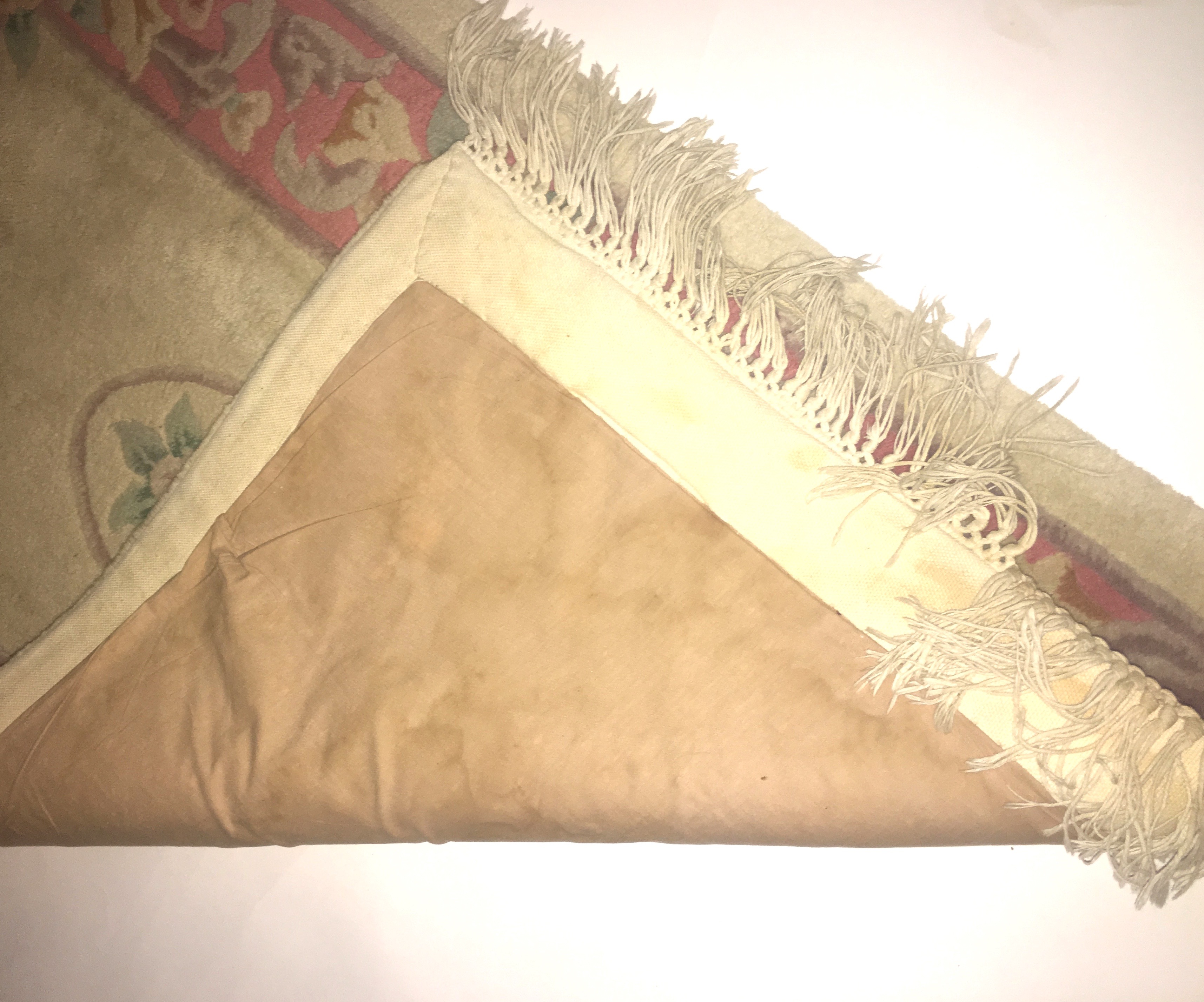 Tufted Chinese Aubusson-Style Area Rug