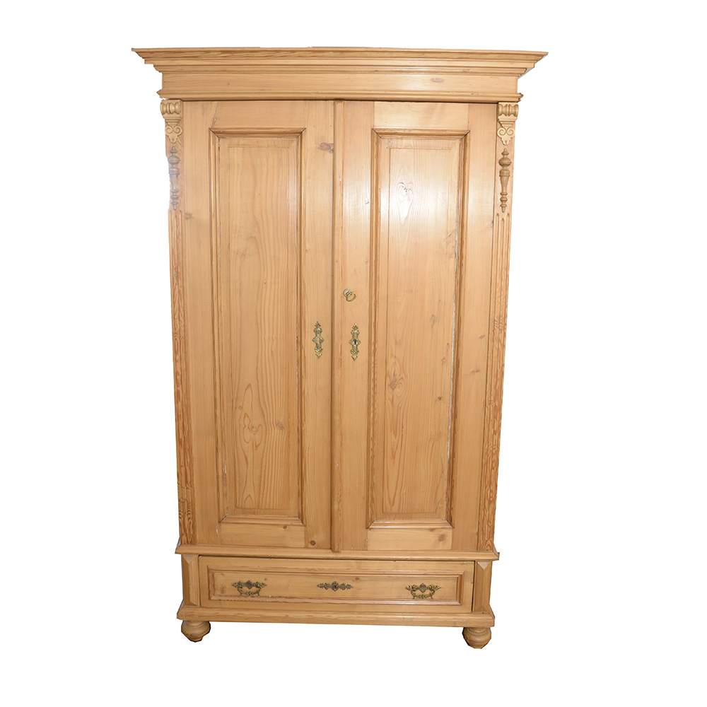 Contemporary Pine Media/Clothes Armoire