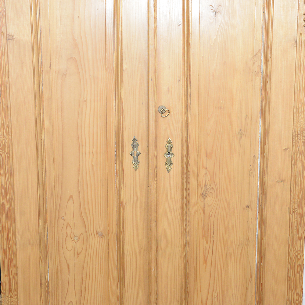 Contemporary Pine Media/Clothes Armoire