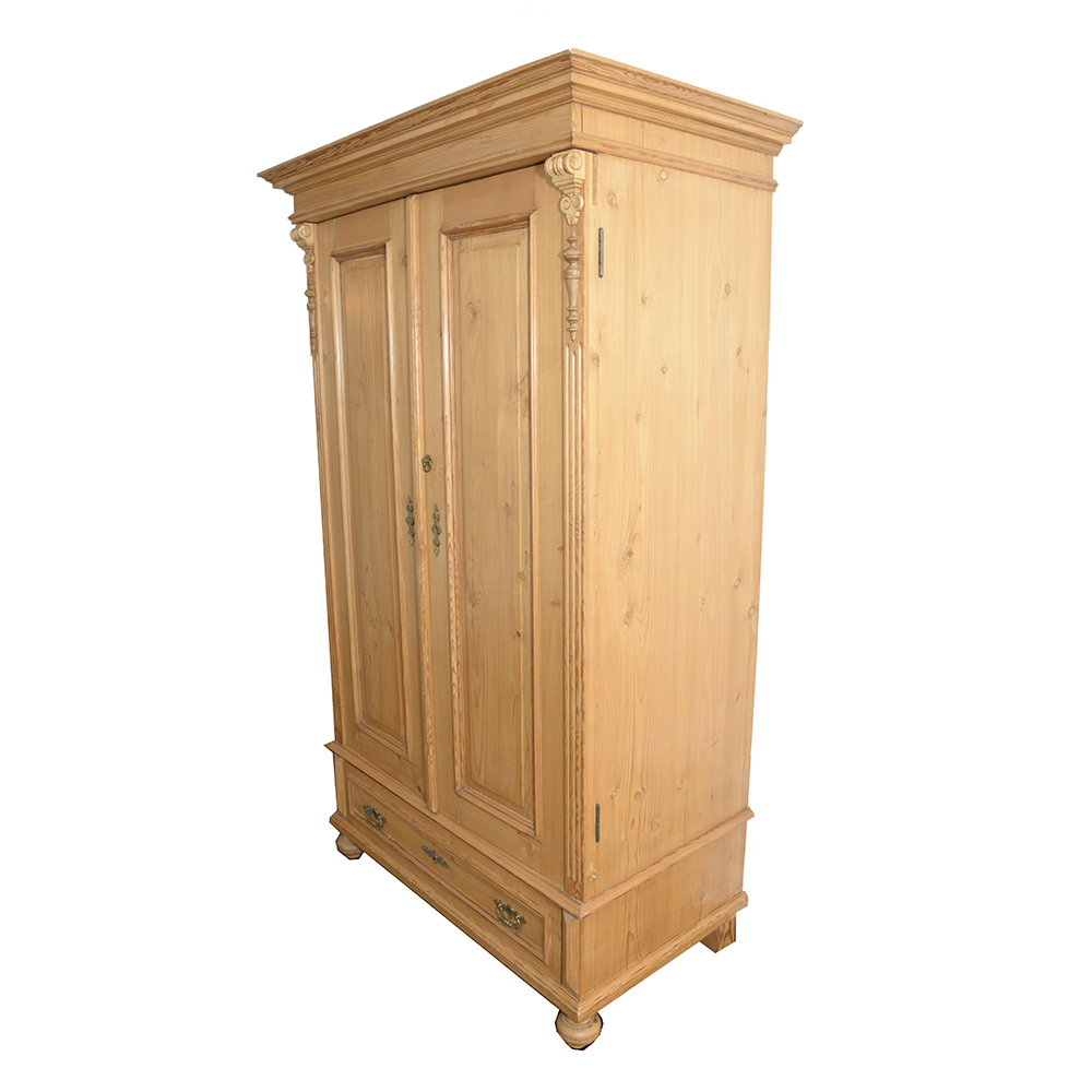Contemporary Pine Media/Clothes Armoire