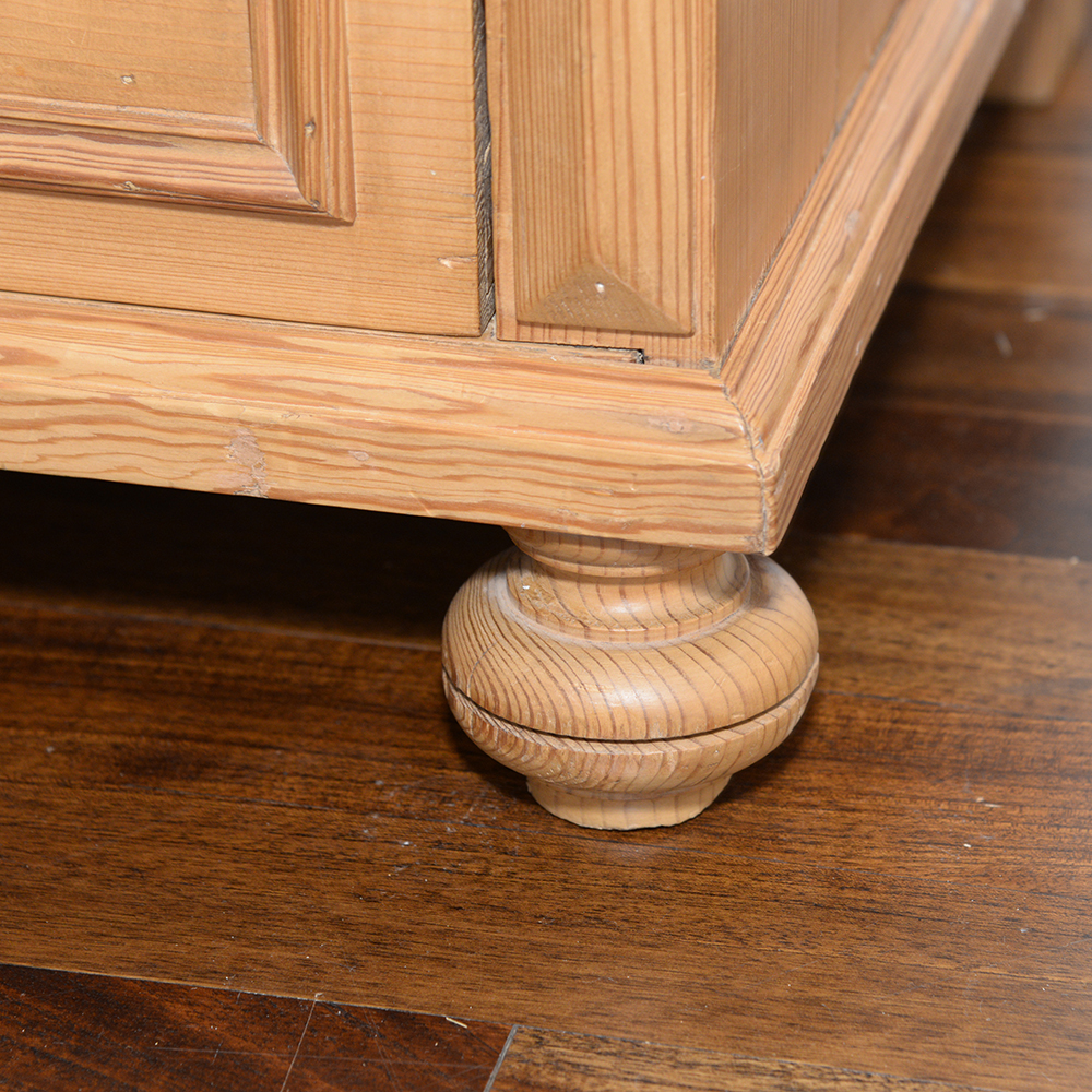 Contemporary Pine Media/Clothes Armoire